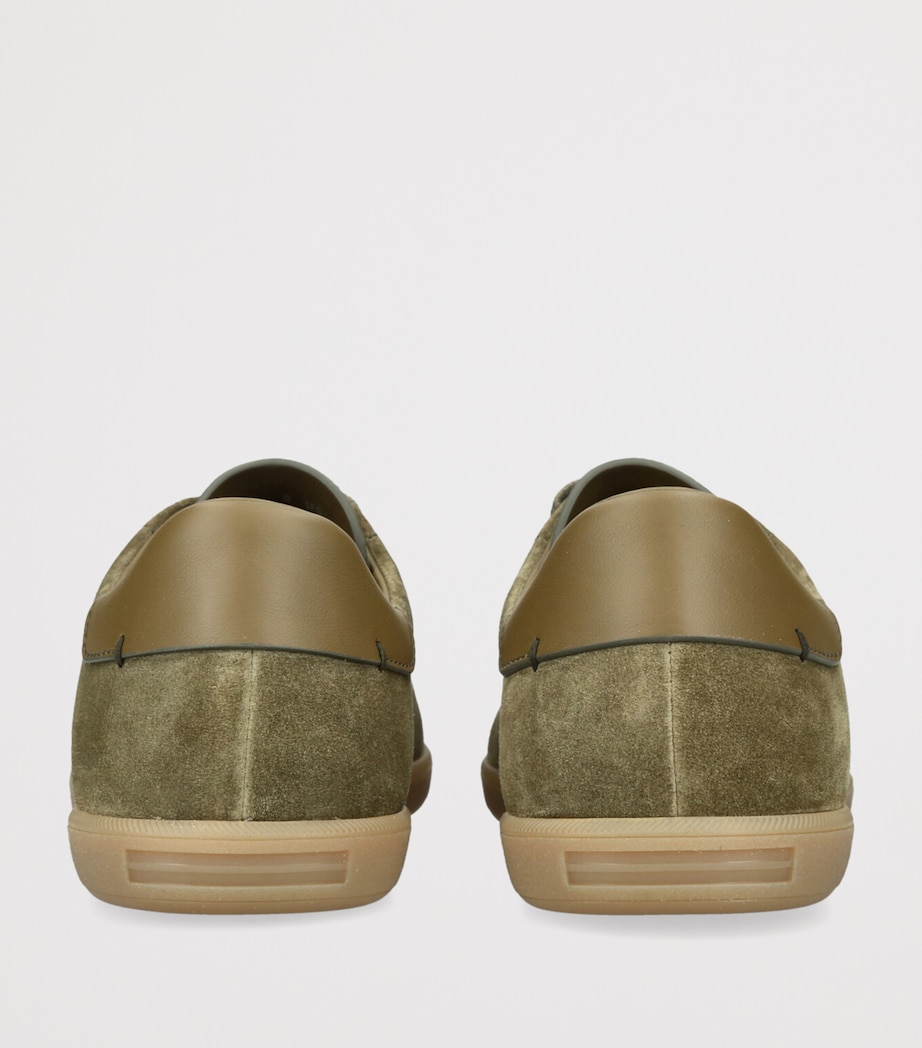 Zegna Suede 232 Sneakers Mid Green Image 2