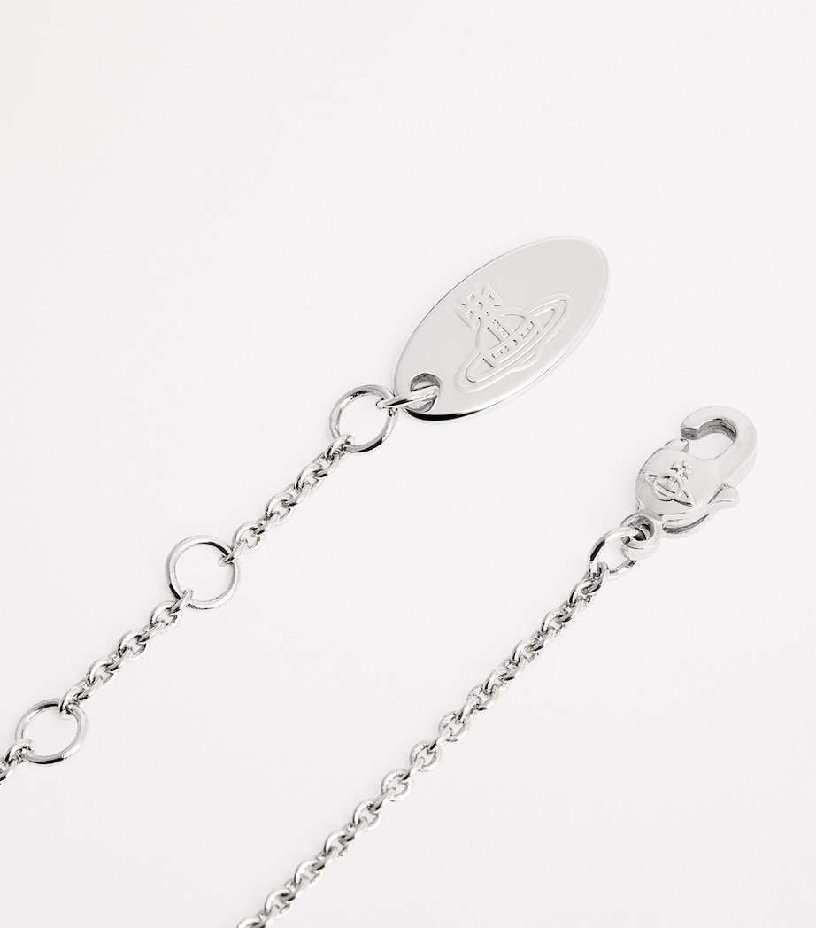 Vivienne Westwood London Orb Bracelet Platinum/white Image 6