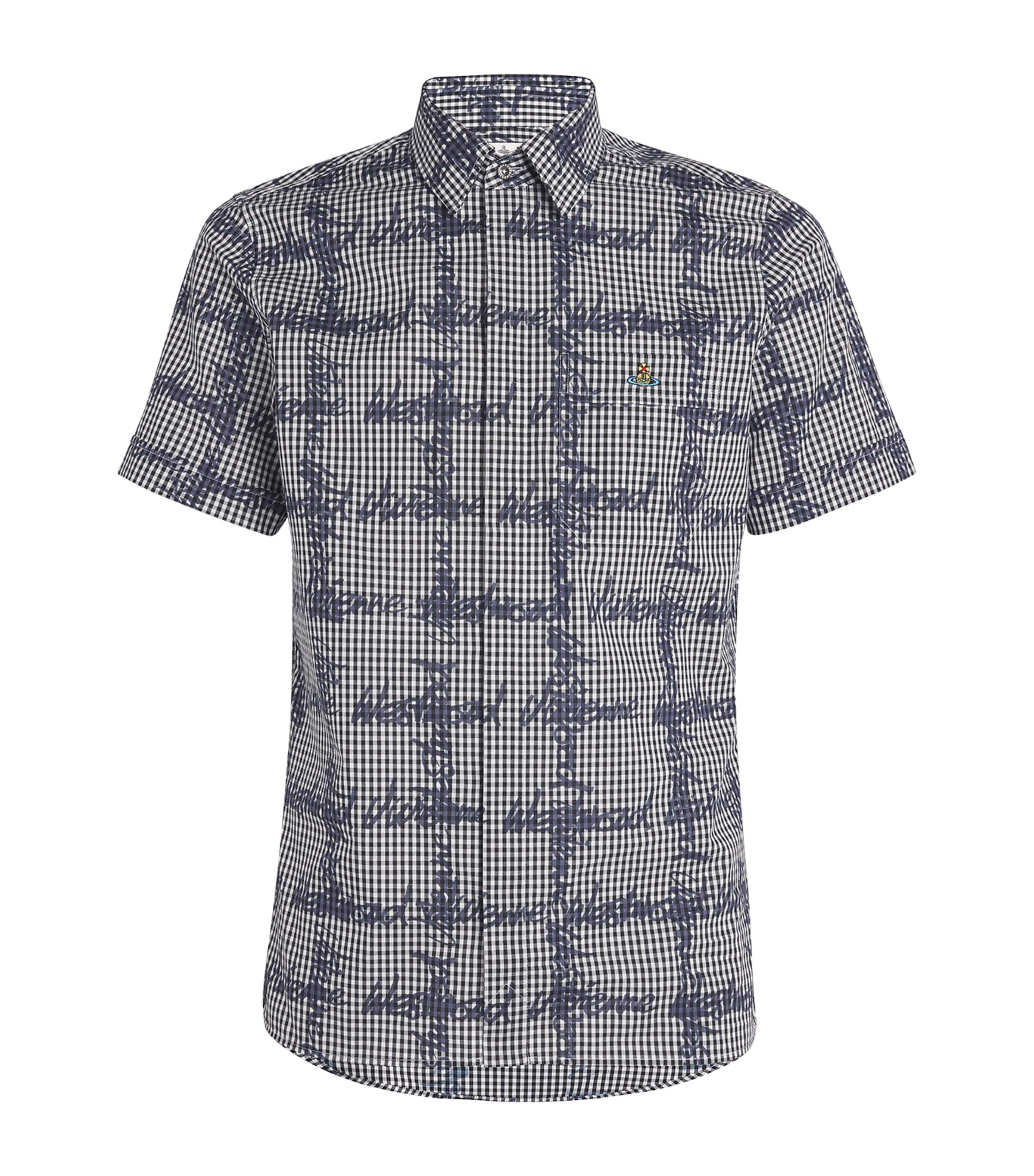 VIVAN CHECK SS SHIRT // BROWN – FORMER MERCHANDISE