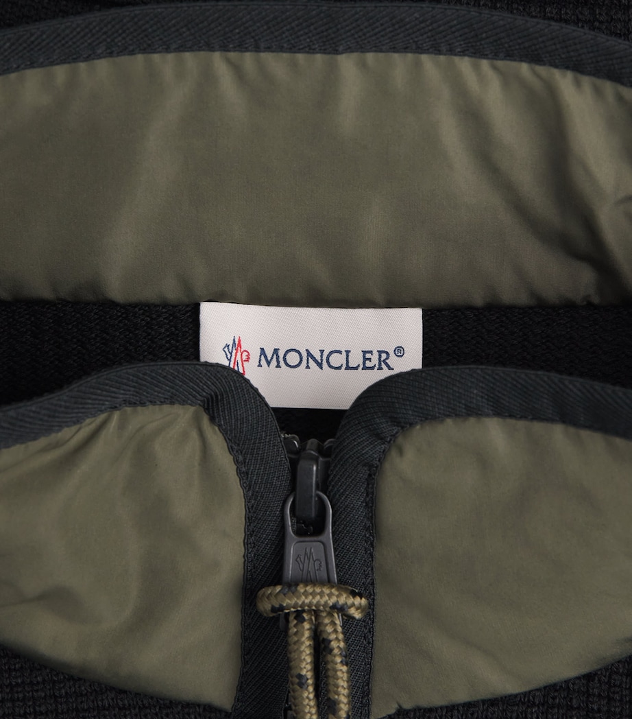 Moncler Mens Cotton Zip-Up Cardigan Image 6