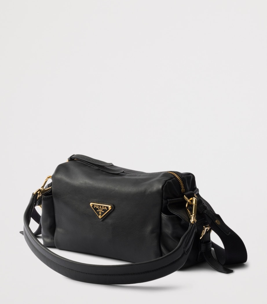 Prada Small Leather Explore Shoulder Bag Black Image 2