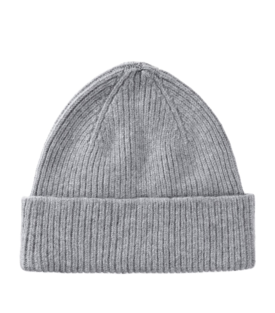 Lambswool-Caregora Classic Beanie SMOKE Image 2