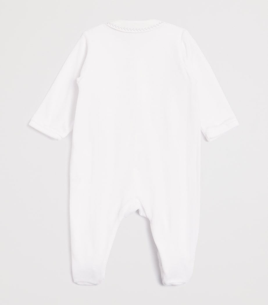 Embroidered All-In-One (Newborn-2 Years) 1BLANC Image 2