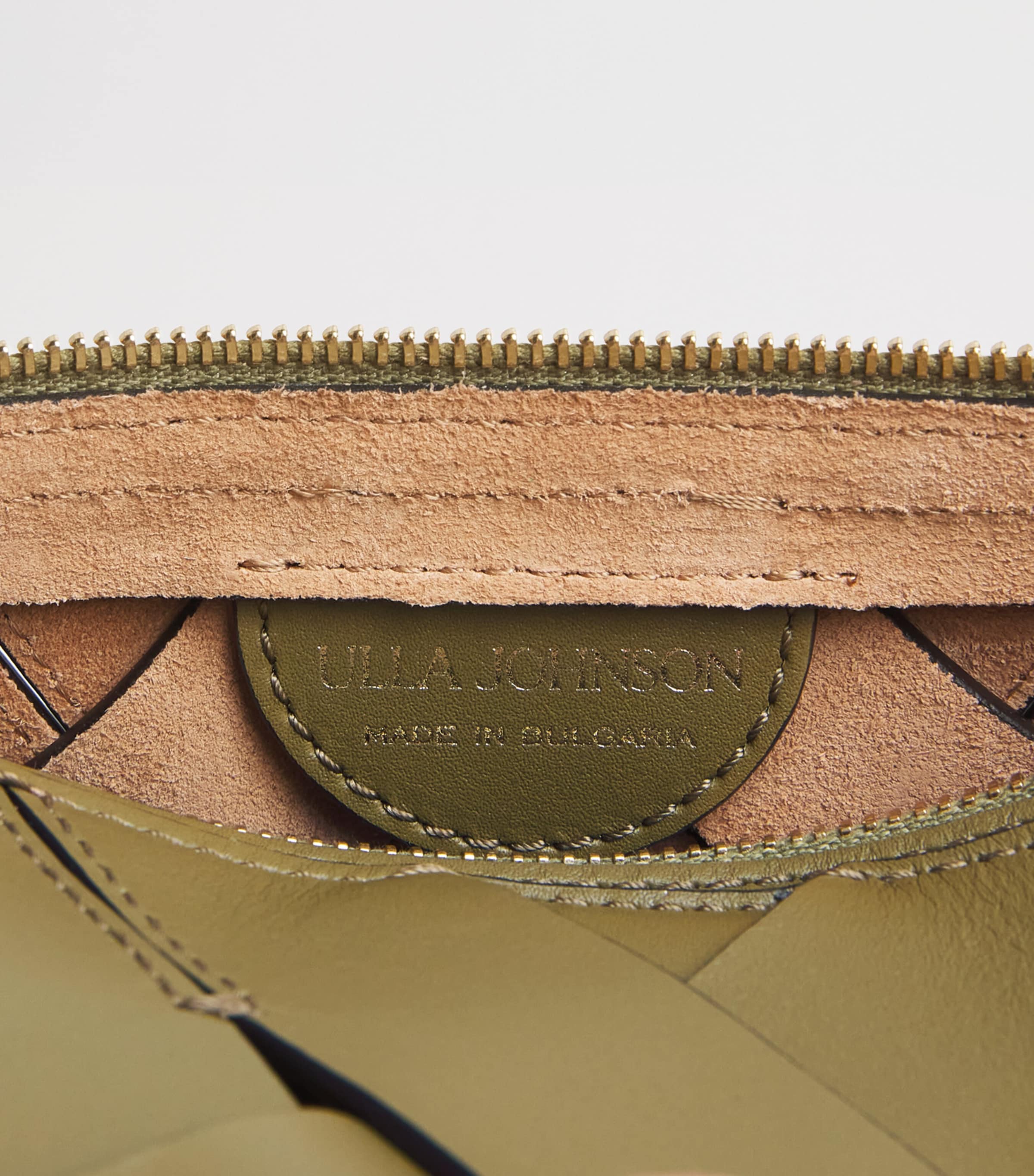 Ulla Johnson Leather Charlotte Camera Bag Olive Image 5