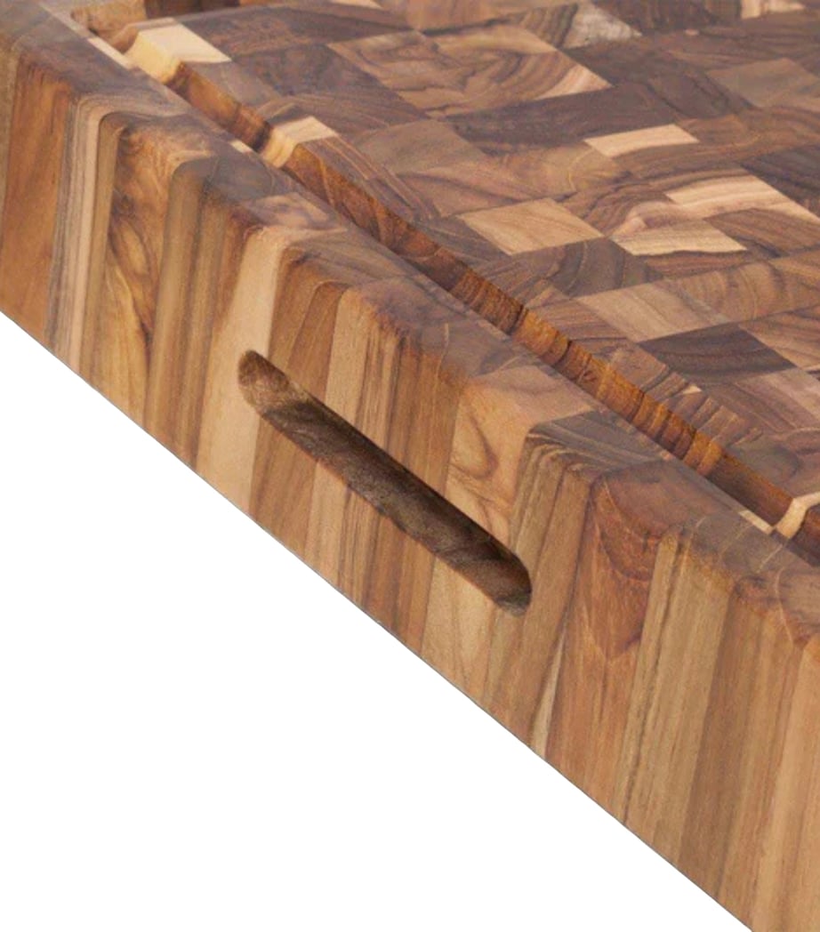 TeakHaus Extra Thick Butcher Block Carving and Cutting Board (52cm x 36cm) Wood Image 3