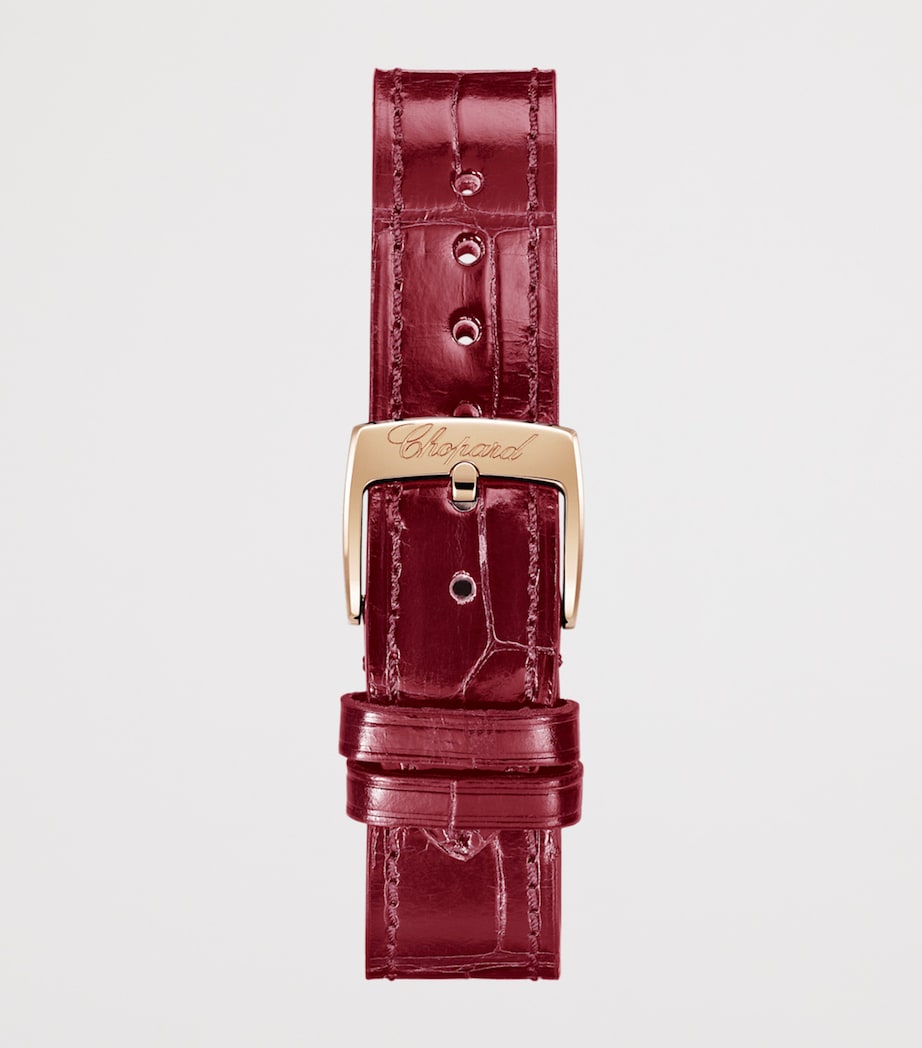 Rose Gold and Diamond Happy Sport Watch 33mm 18K ROSE GOLD Image 4