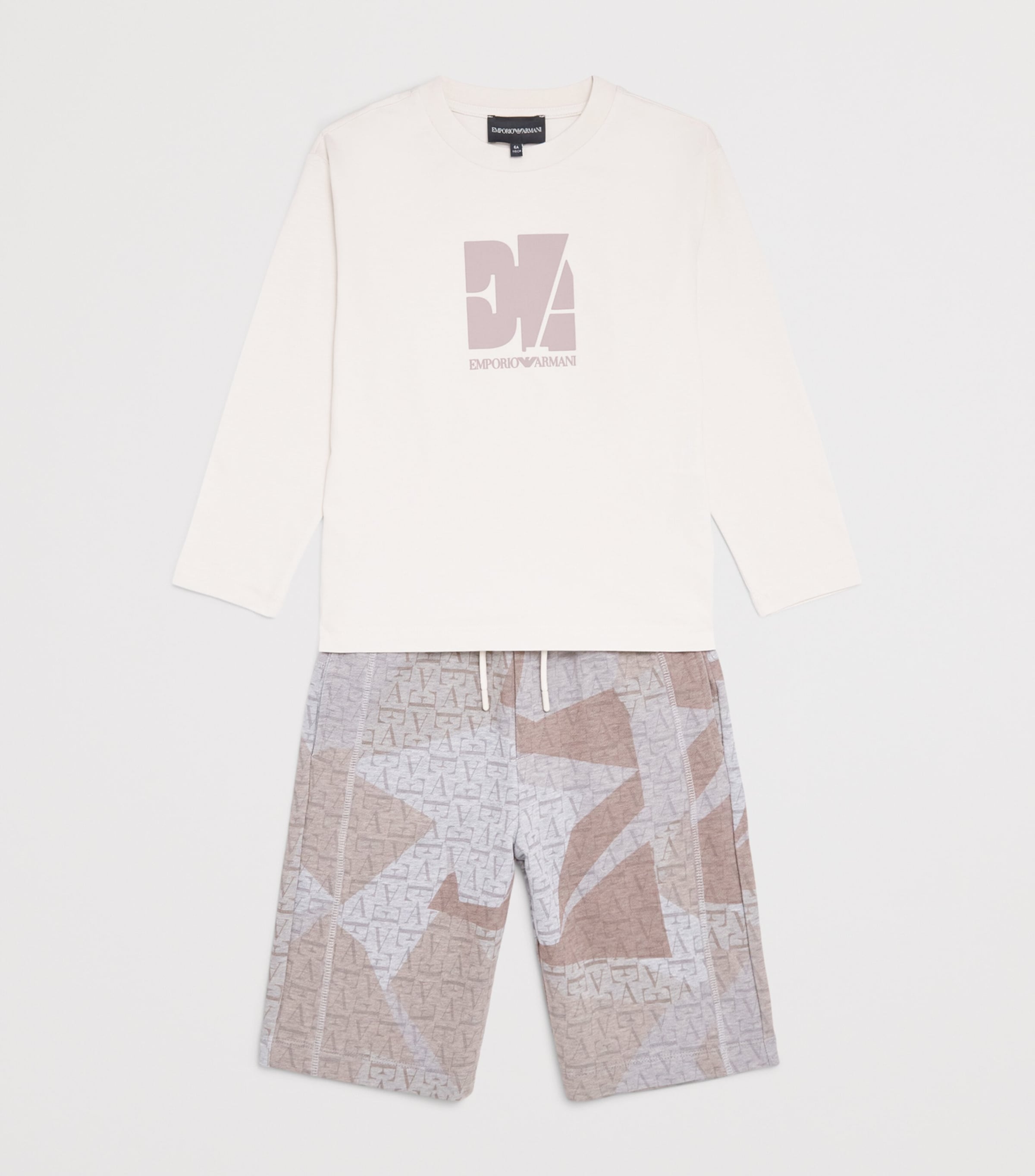 Emporio Armani Kids Long-Sleeve Logo T-Shirt (4-16 Years) — foto 3