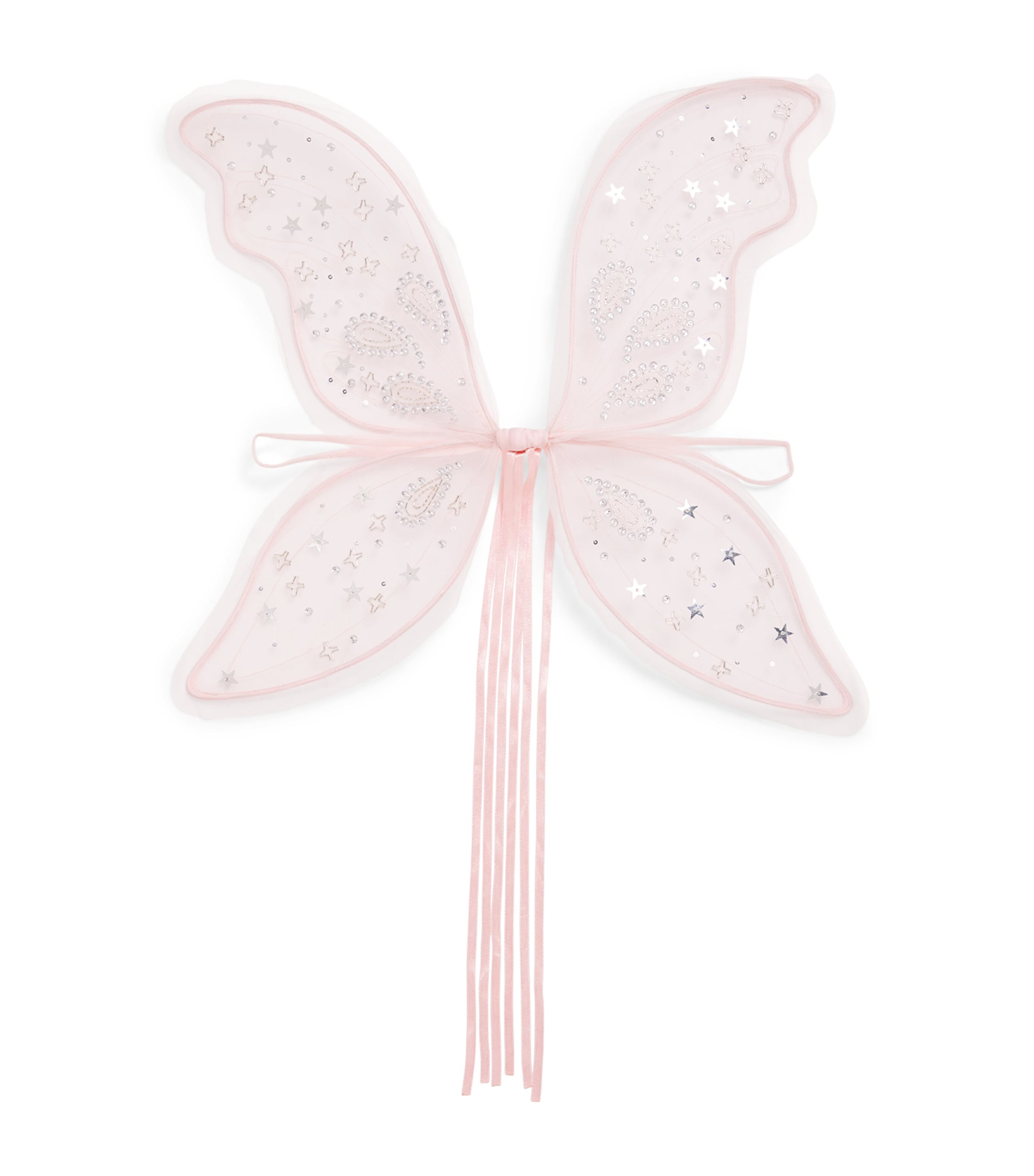 Tutu Du Monde Kids' Tulle Embellished Lyra Wings In Pink