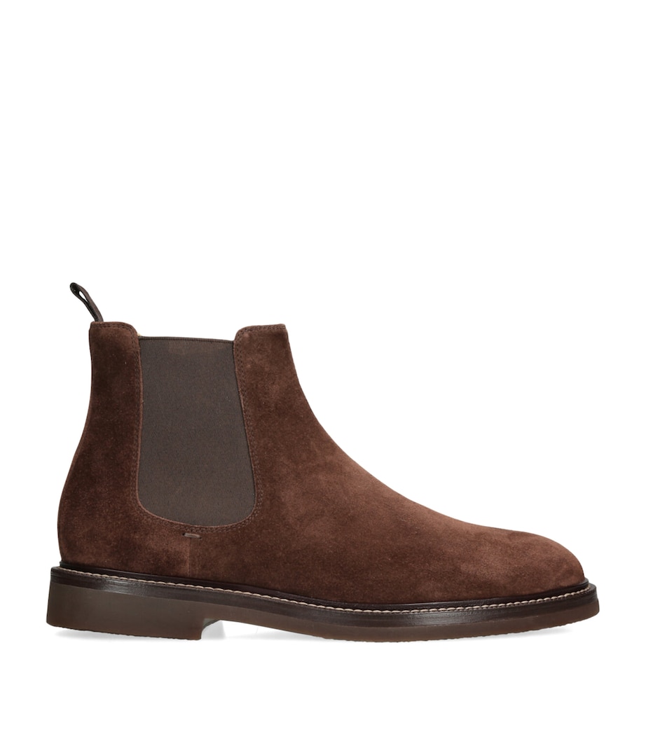 Suede Chelsea Boots BROWN Image 1
