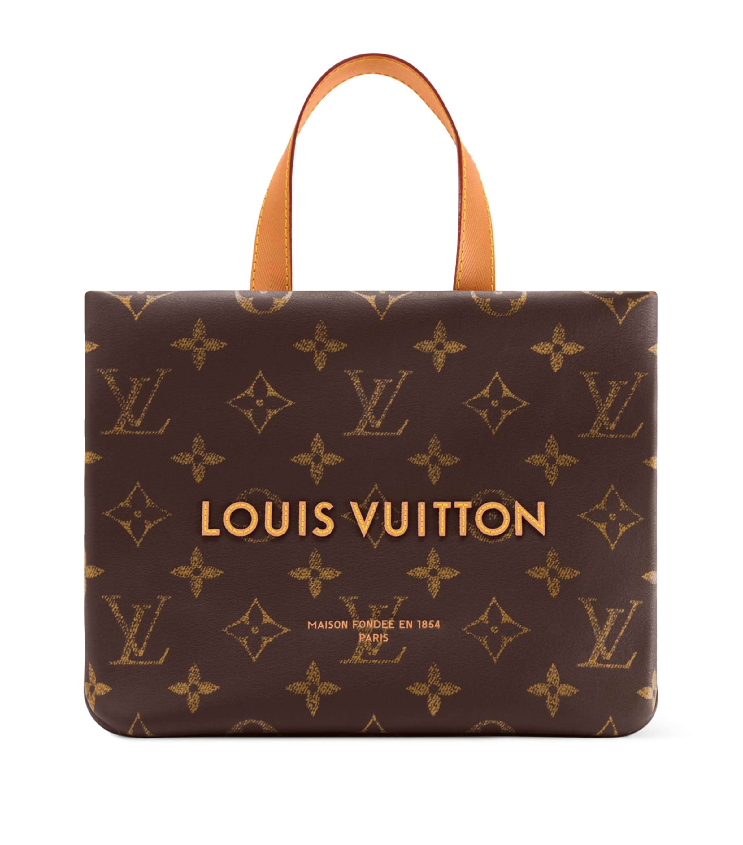 Mini Leather Shopper Tote Bag MONOGRAM Image 1