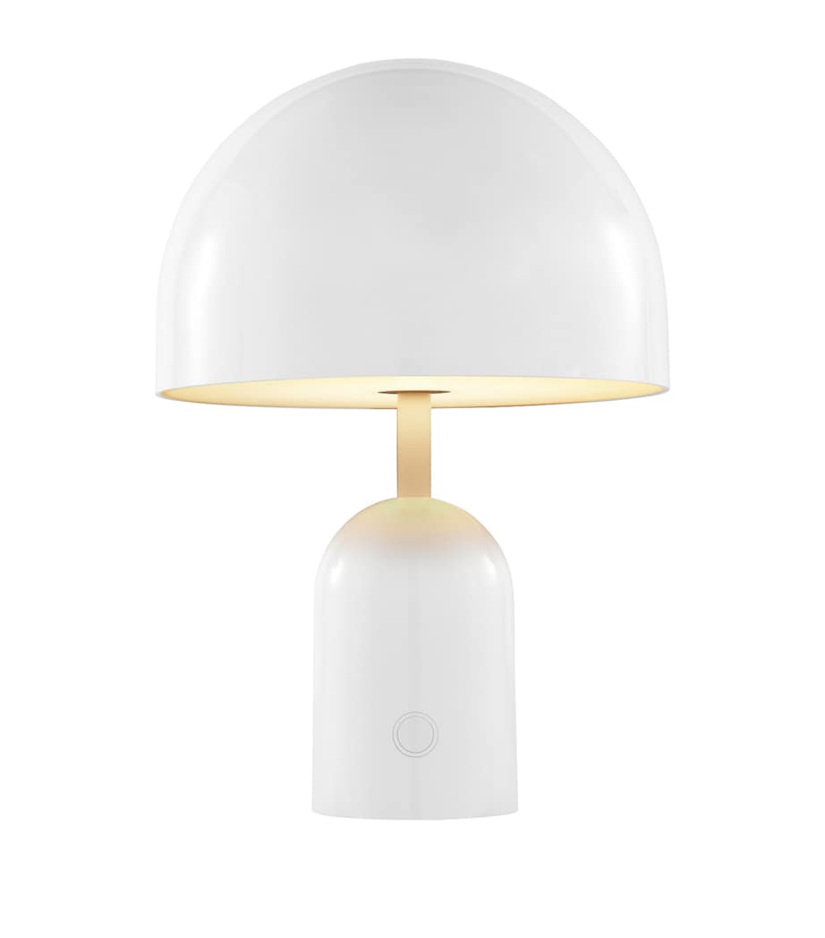 Portable Bell Table Lamp WHITE Image 1