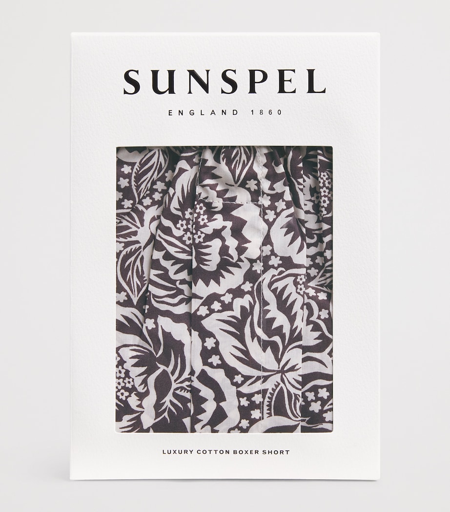 Cotton Printed Boxer Shorts BKBM CEDAR ROSE FLOR Image 4