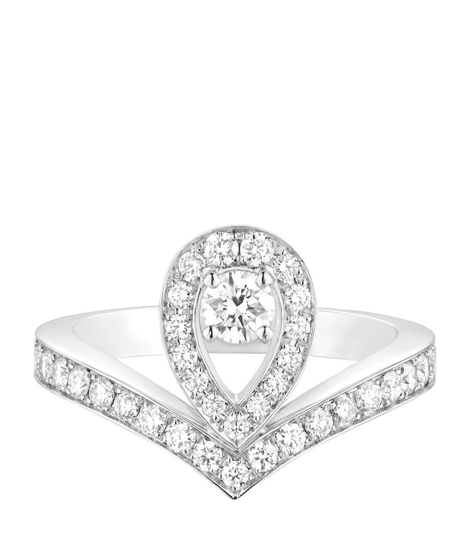 White Gold and Diamond Joséphine Aigrette Ring WHITE GOLD Image 1