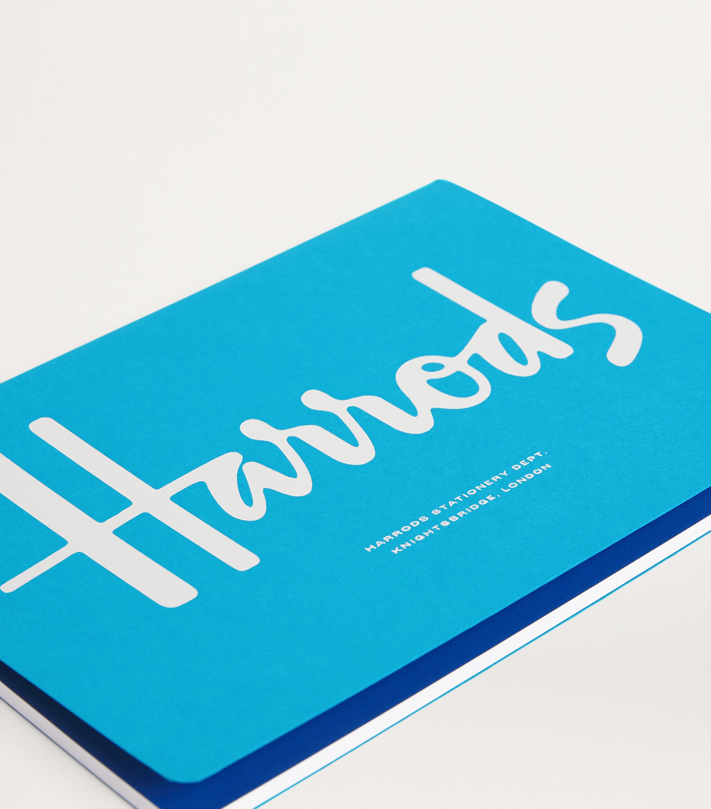 Harrods Logo A5 Notebook Blue Image 3