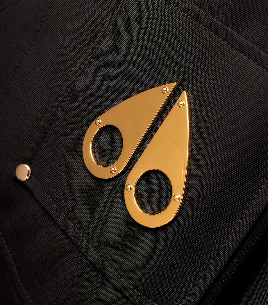 Fur-Trim Bomber Jacket 305 BLK W/BLK SH Image 5