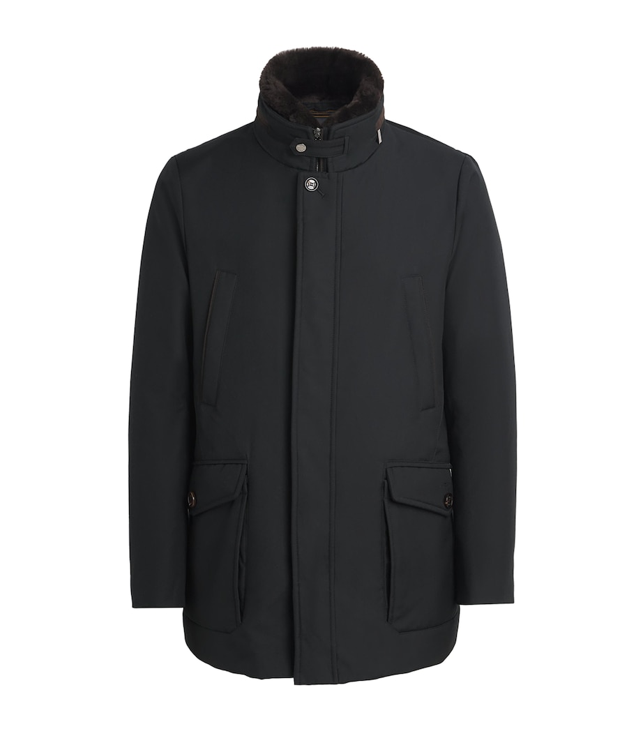 Down Drive Hybrid Coat NERO U0001 Image 1