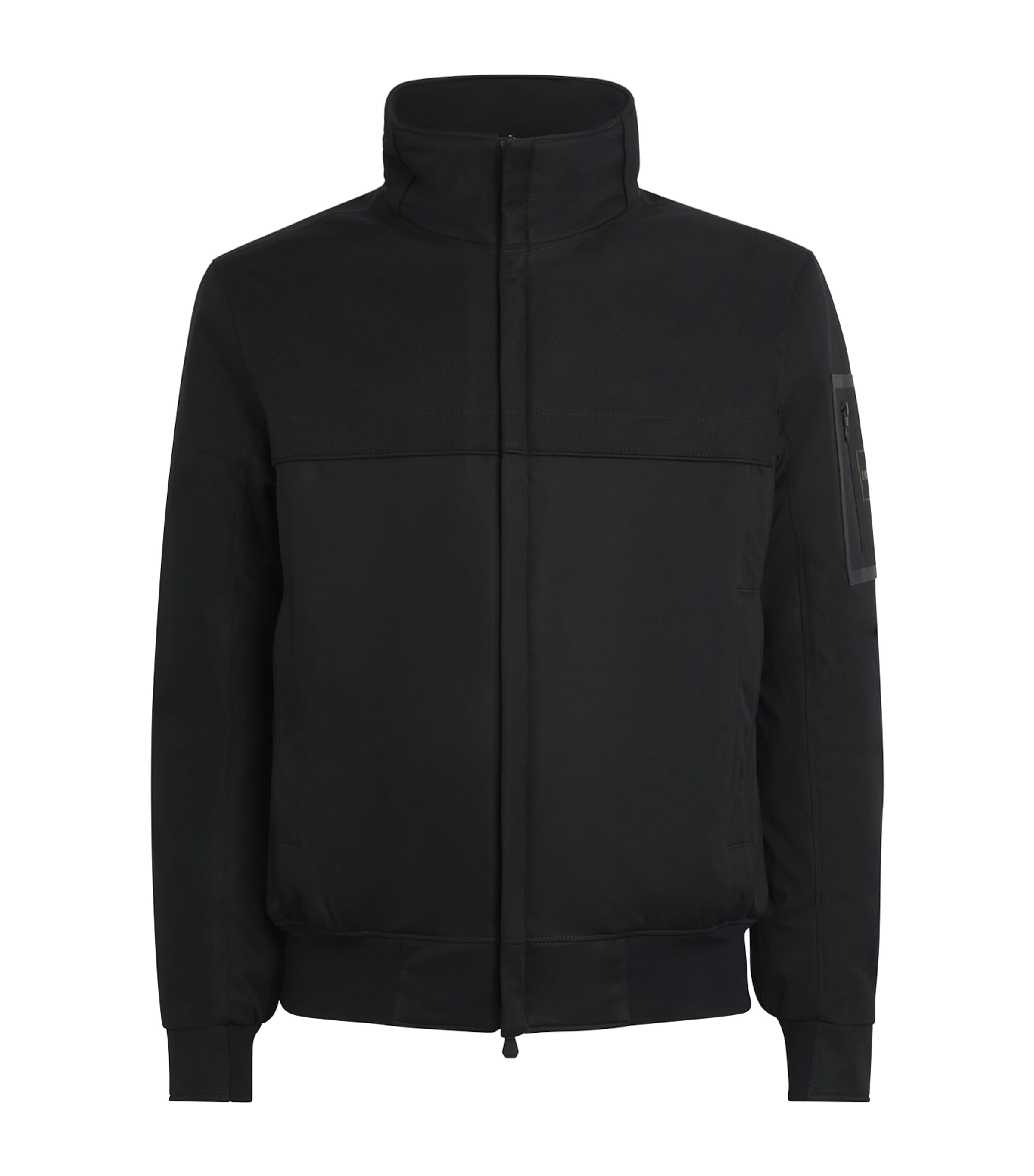 Hugo Boss Zip-up Jadon League Jacket In Black