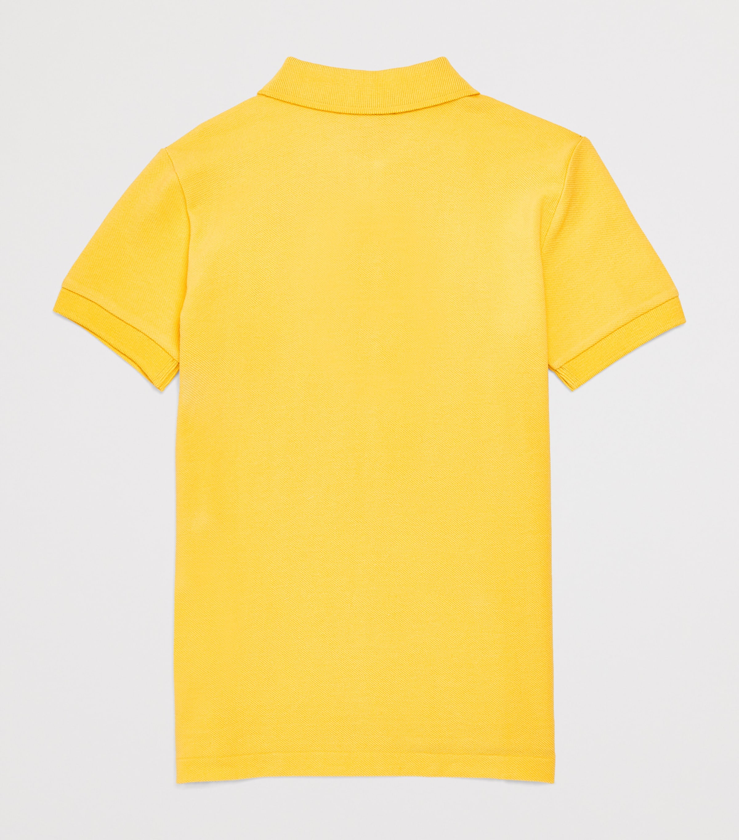 Cotton Polo Shirt (6-14 Years) YELLOW Image 2