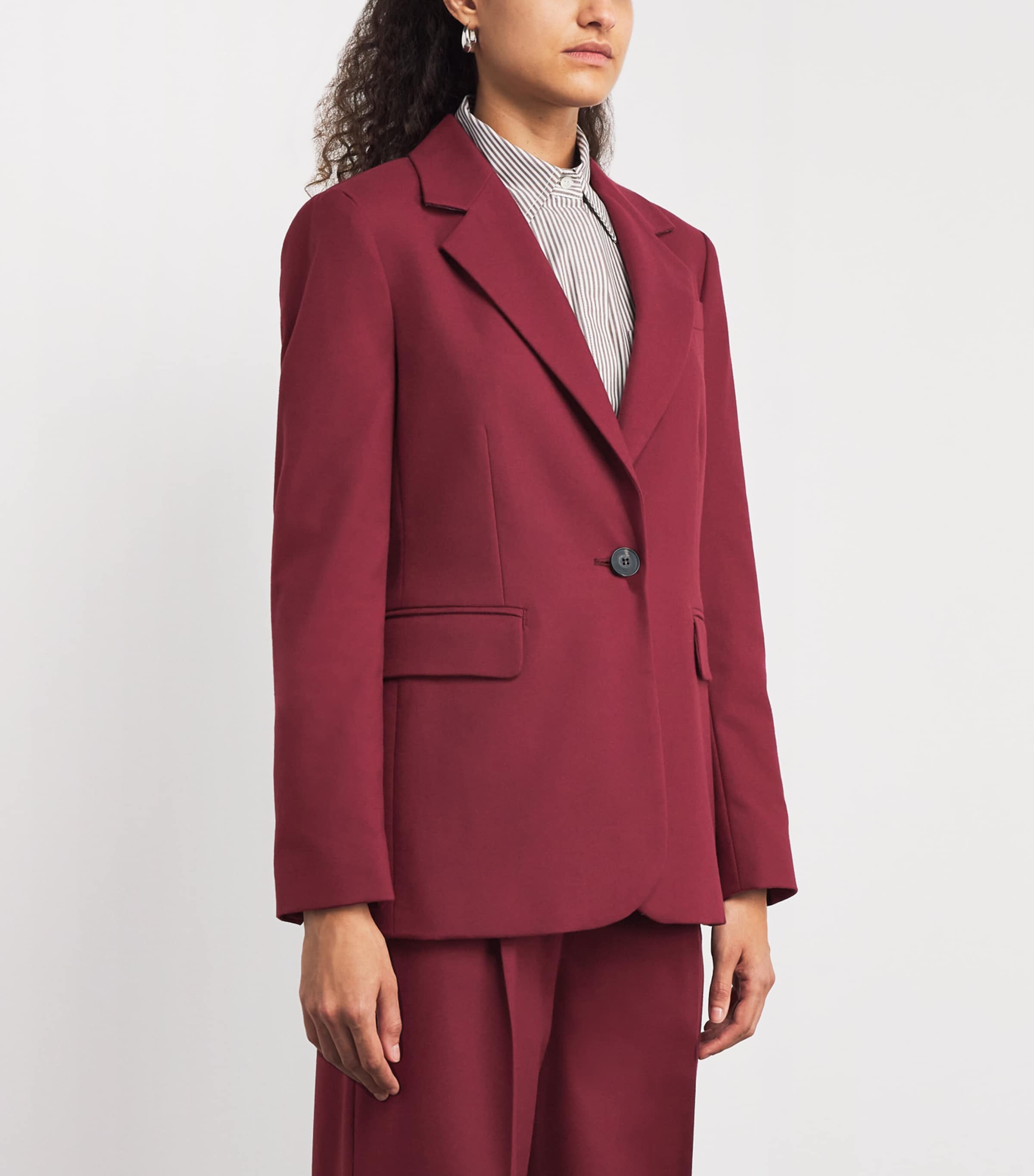 Single-Breasted Blazer BORDEAUX Image 3