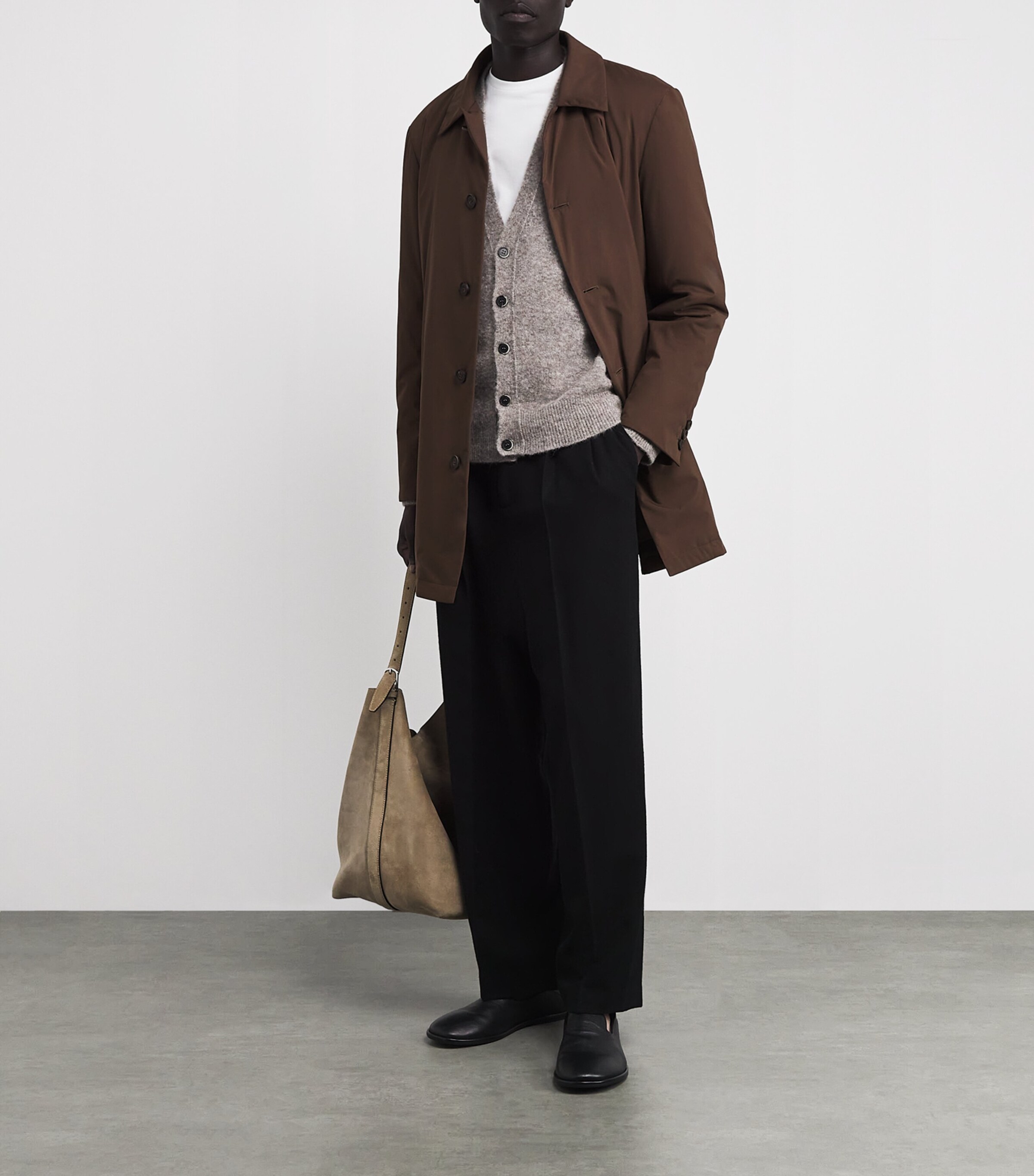 Padded Raincoat 031 BRICK BROWN Image 2