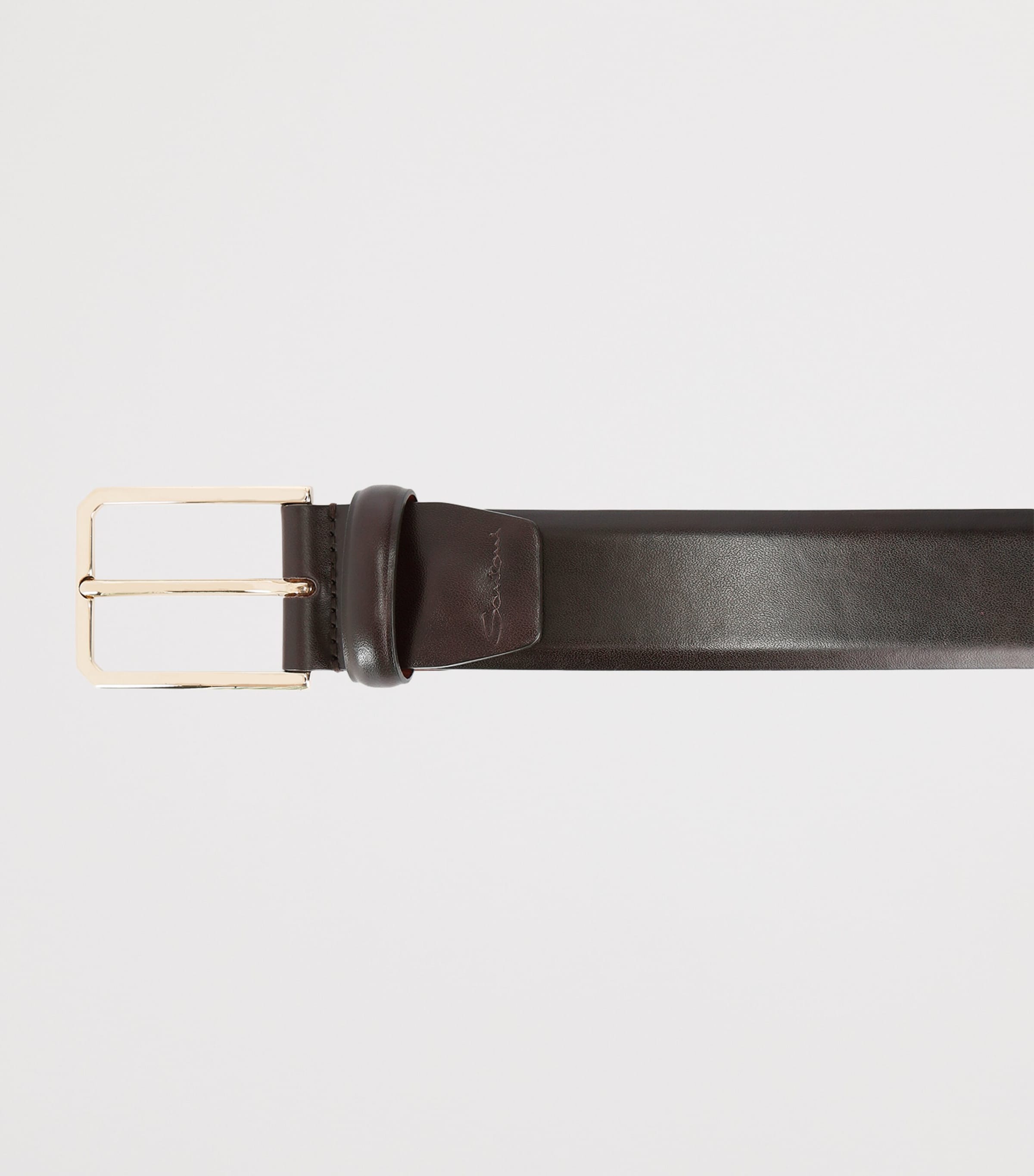 Leather Belt BROWN Image 2