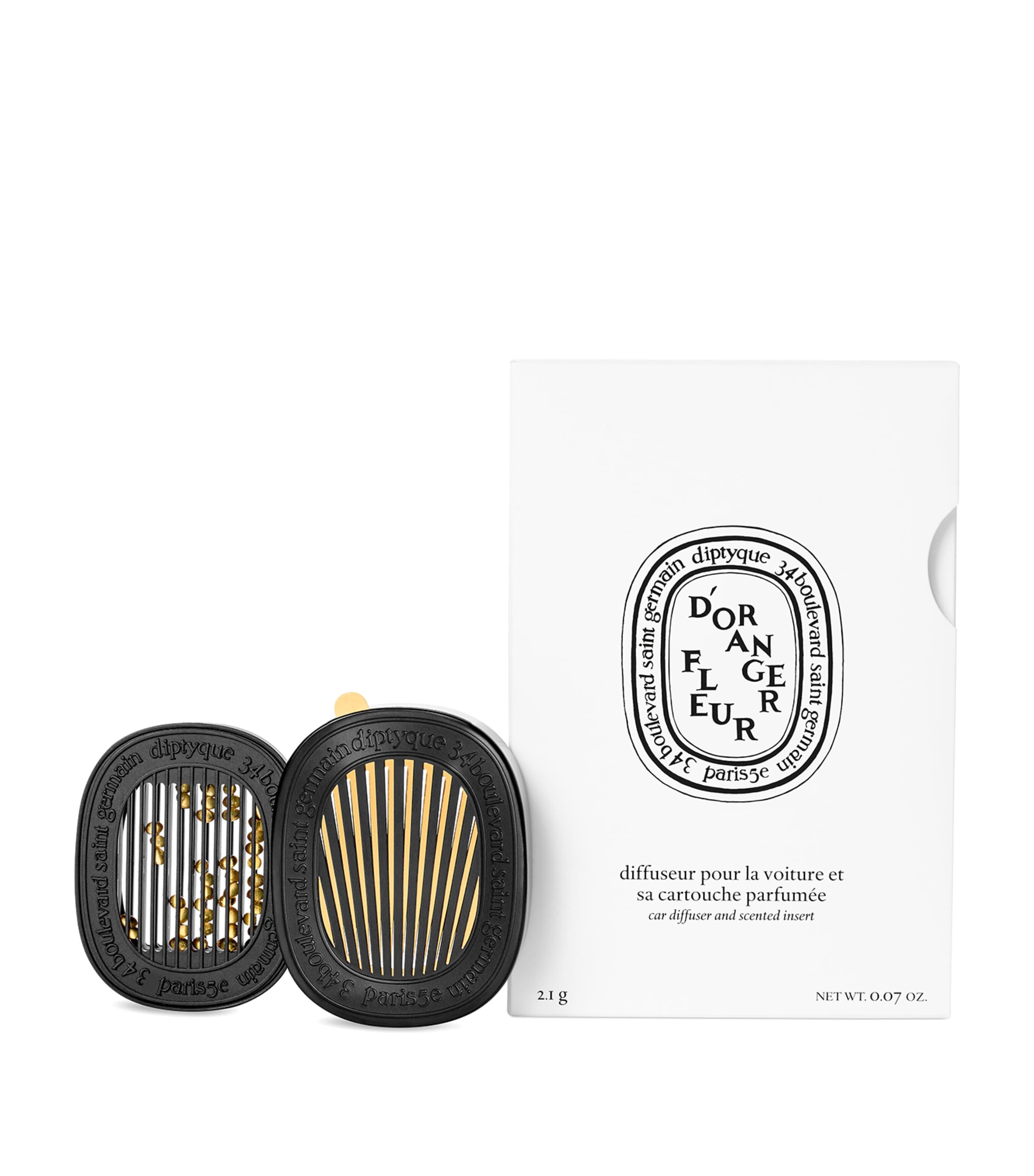 Diptyque Fleur D'oranger Car Diffuser And Refill