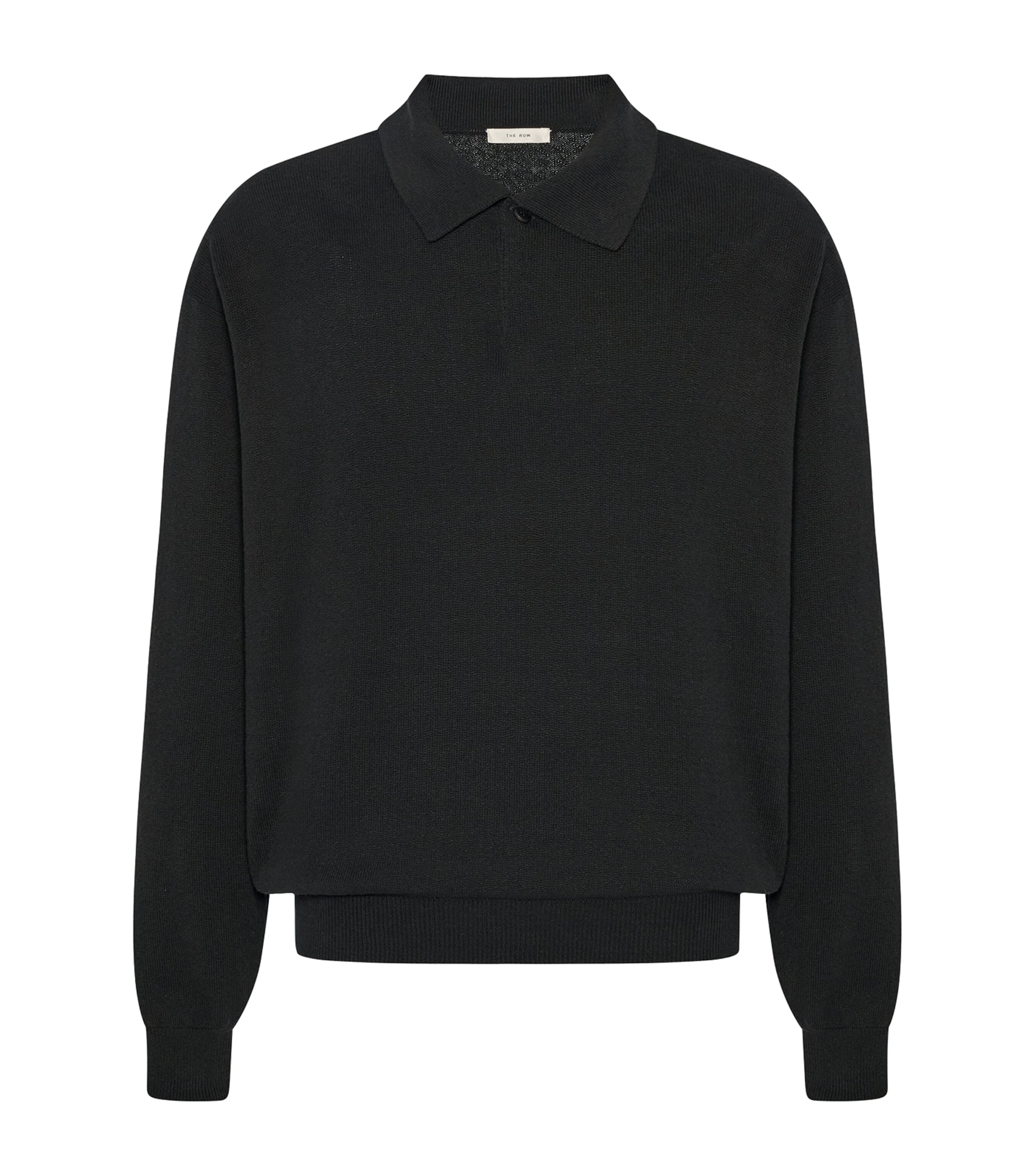 The Row Mens Kirin Cotton Sweater Faded Black Image 1