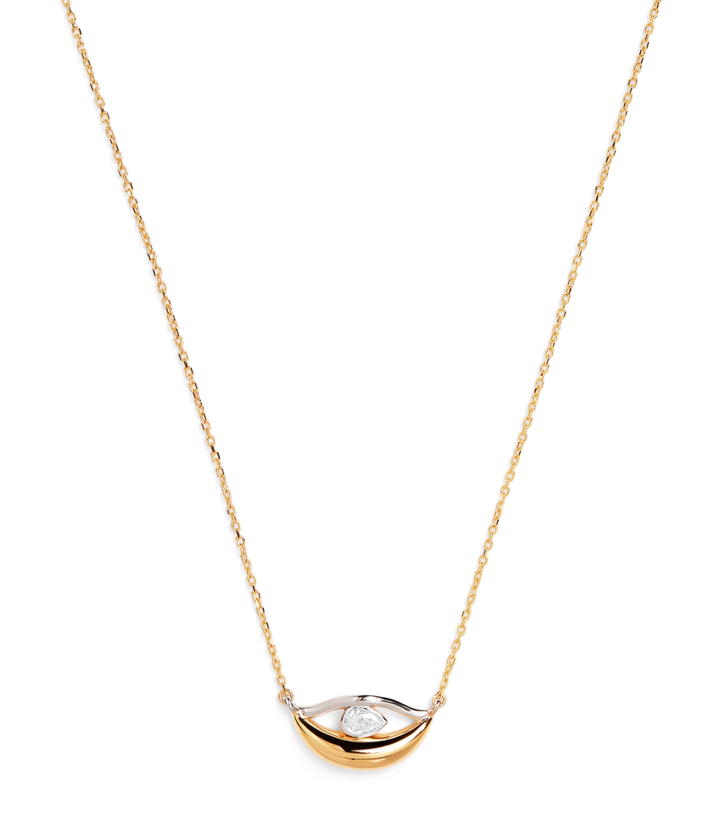 L'ATELIER NAWBAR Mixed Gold and Diamond Salvatore Lot N*93 Necklace Yellow Gold Image 1