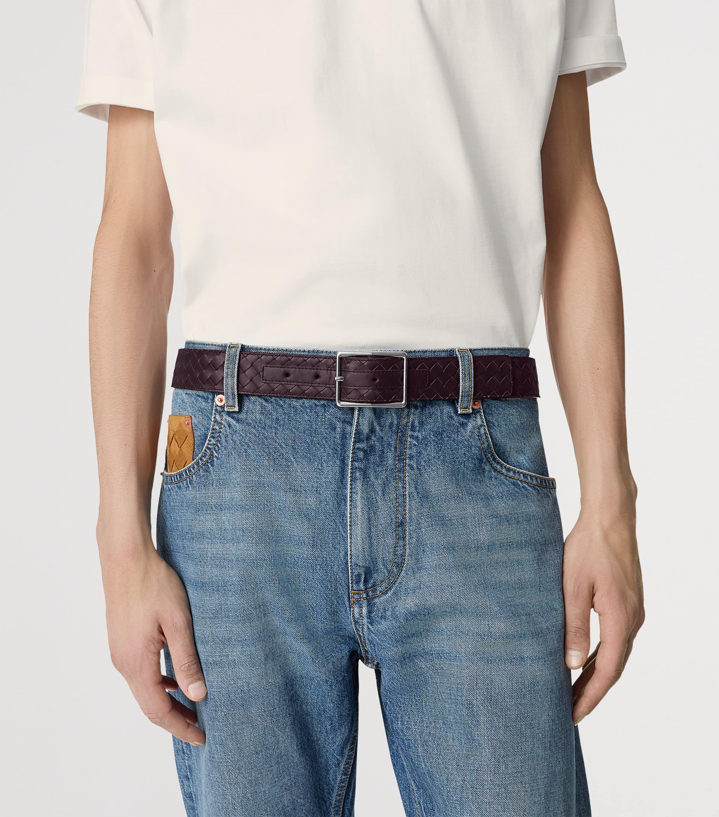 Calfskin Intrecciato Piccolo Belt 2263 Image 3