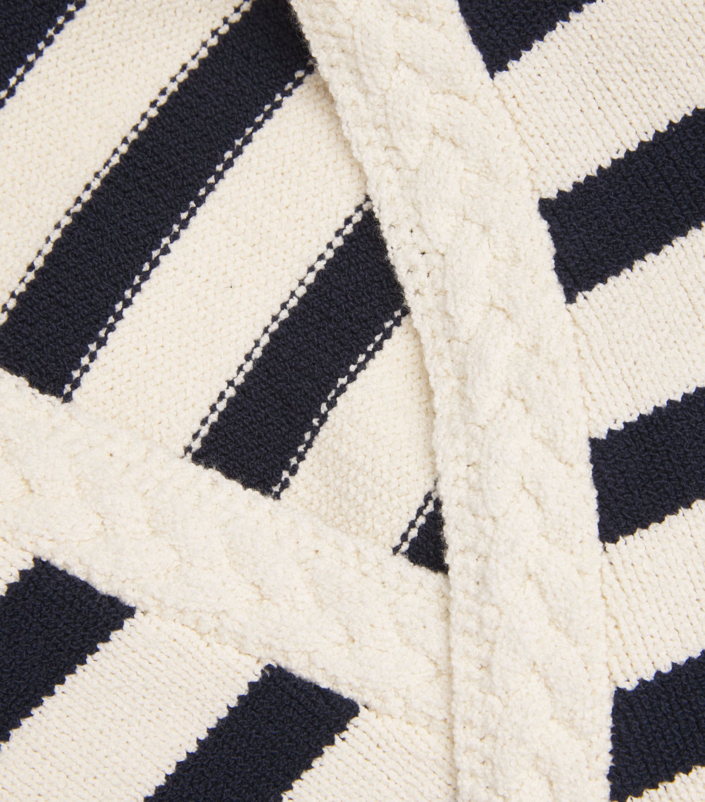 Stripe The Harbor Cardigan NAVY MULTI Image 5