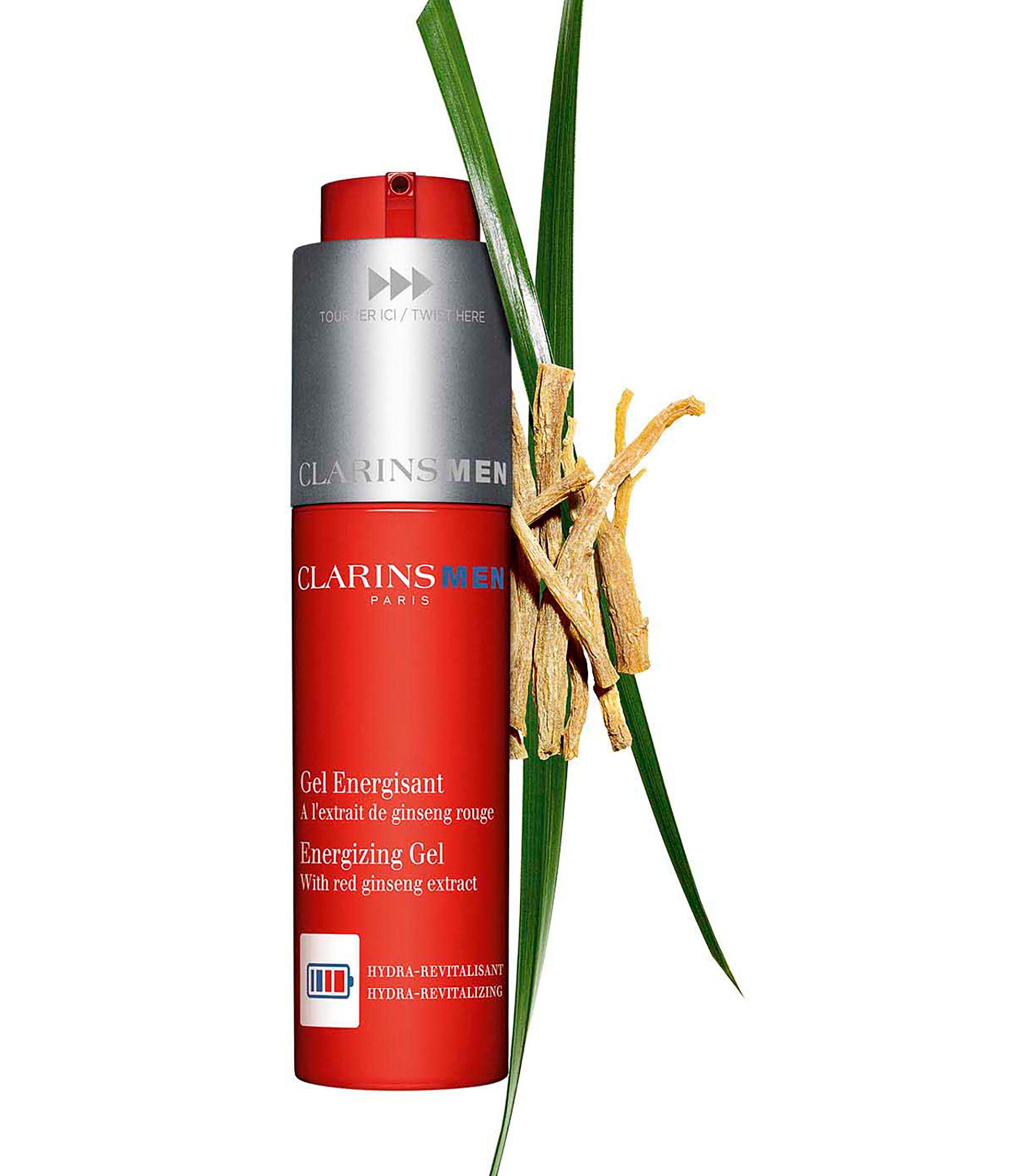 ClarinsMen Energizing Gel (50ml) NO COLOUR Image 2