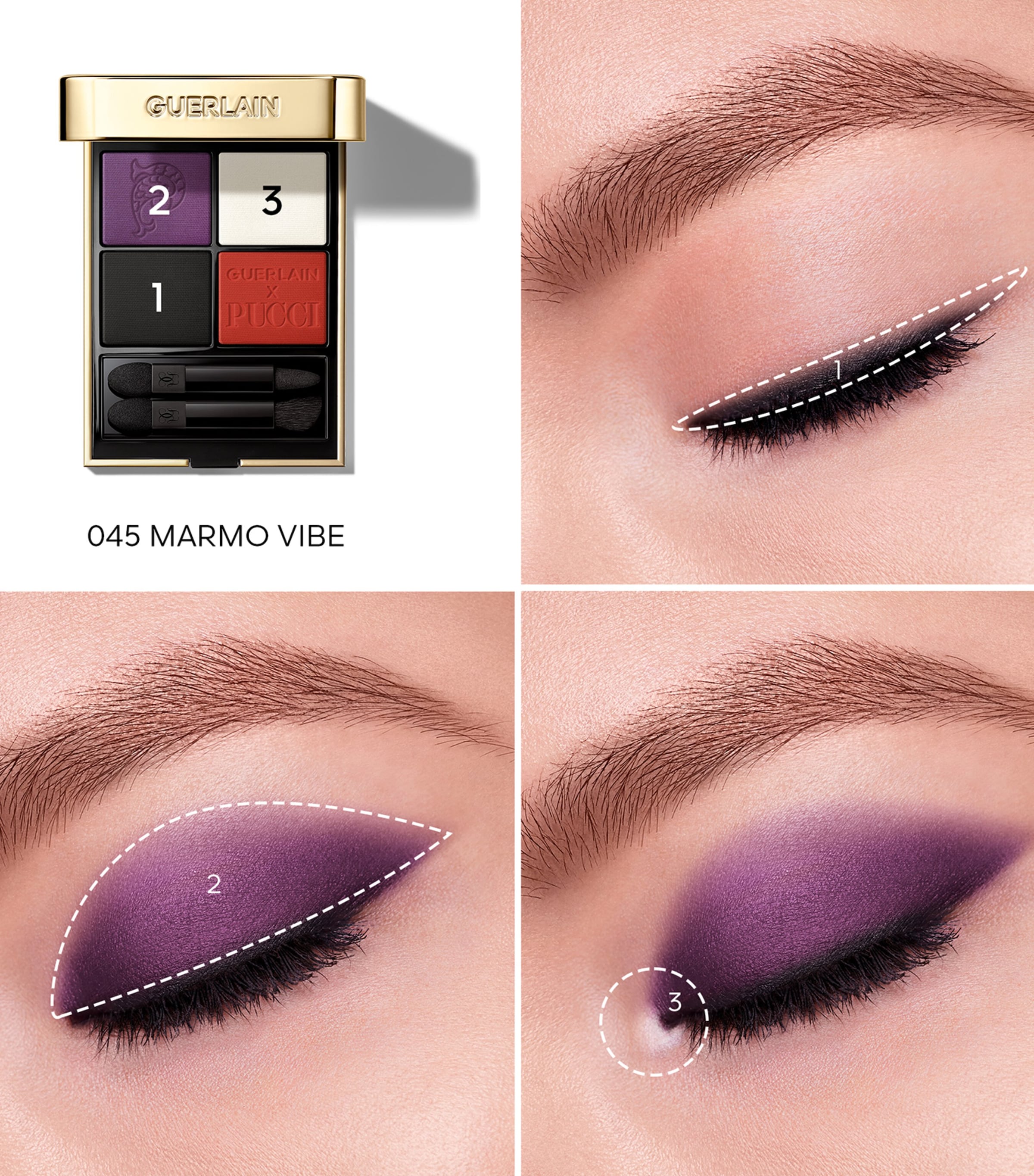 セール 登場から人気沸騰 Pucci x Guerlain Marmo UK Harrods | Palette Eyeshadow G Ombres アイシャドウ