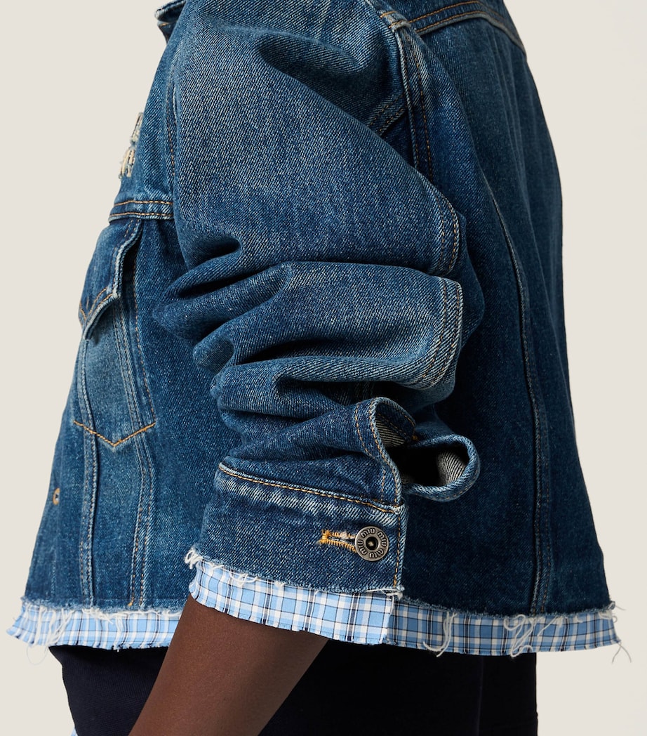 Washed Denim Jacket F0008 Image 5