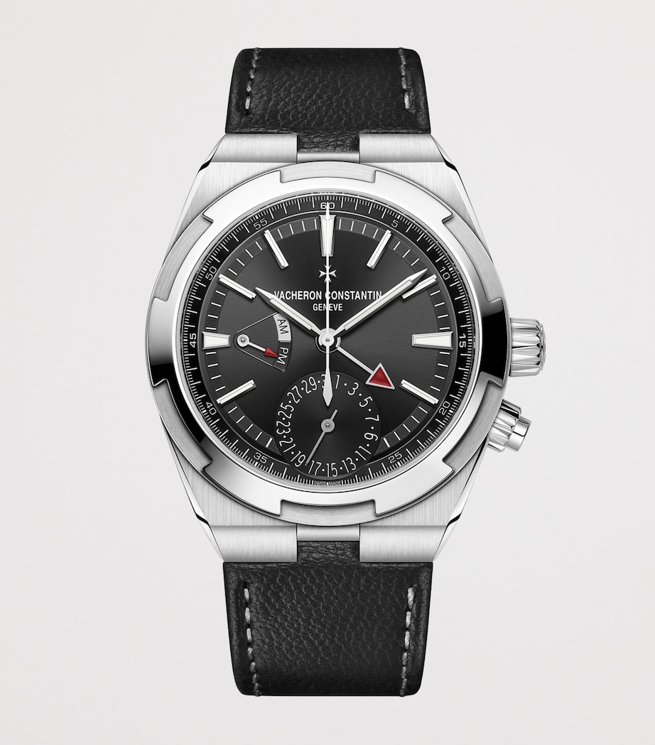 Vacheron Constantin Stainless Steel Overseas Dual Time Watch 41mm Stainless Steel Image 2