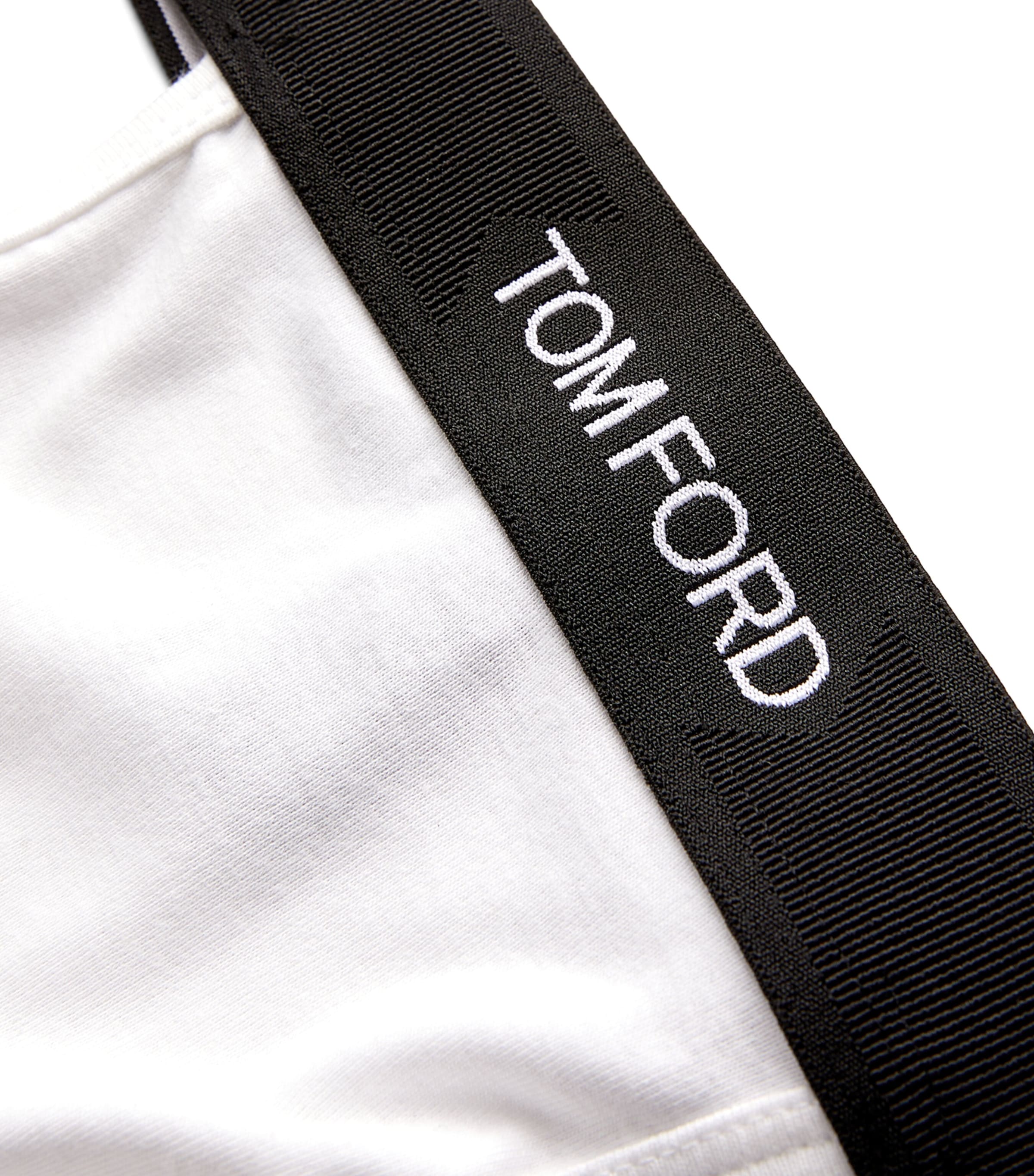 TOM FORD Mens Logo Jock Strap White Image 5