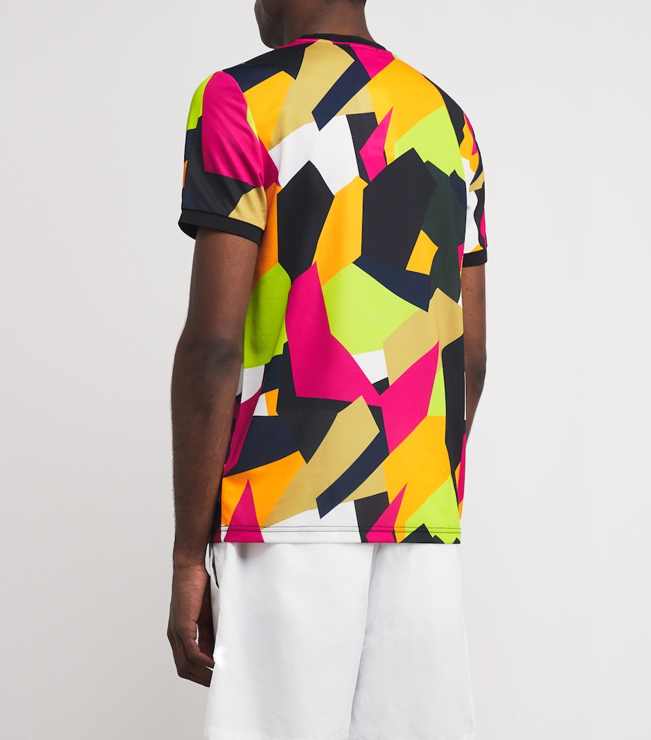 Printed Laurel Wreath T-Shirt X86-TENNIS BLUE Image 4