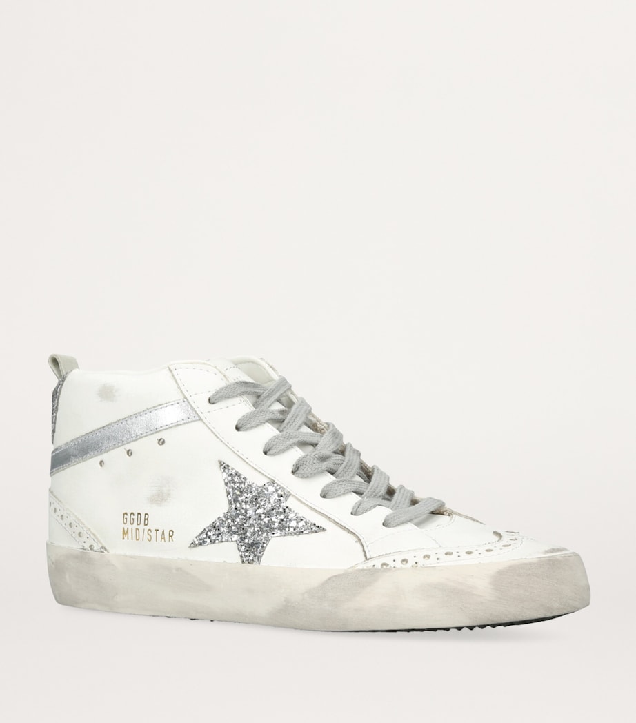 Leather Mid Star Sneakers WHITE/OTH Image 3