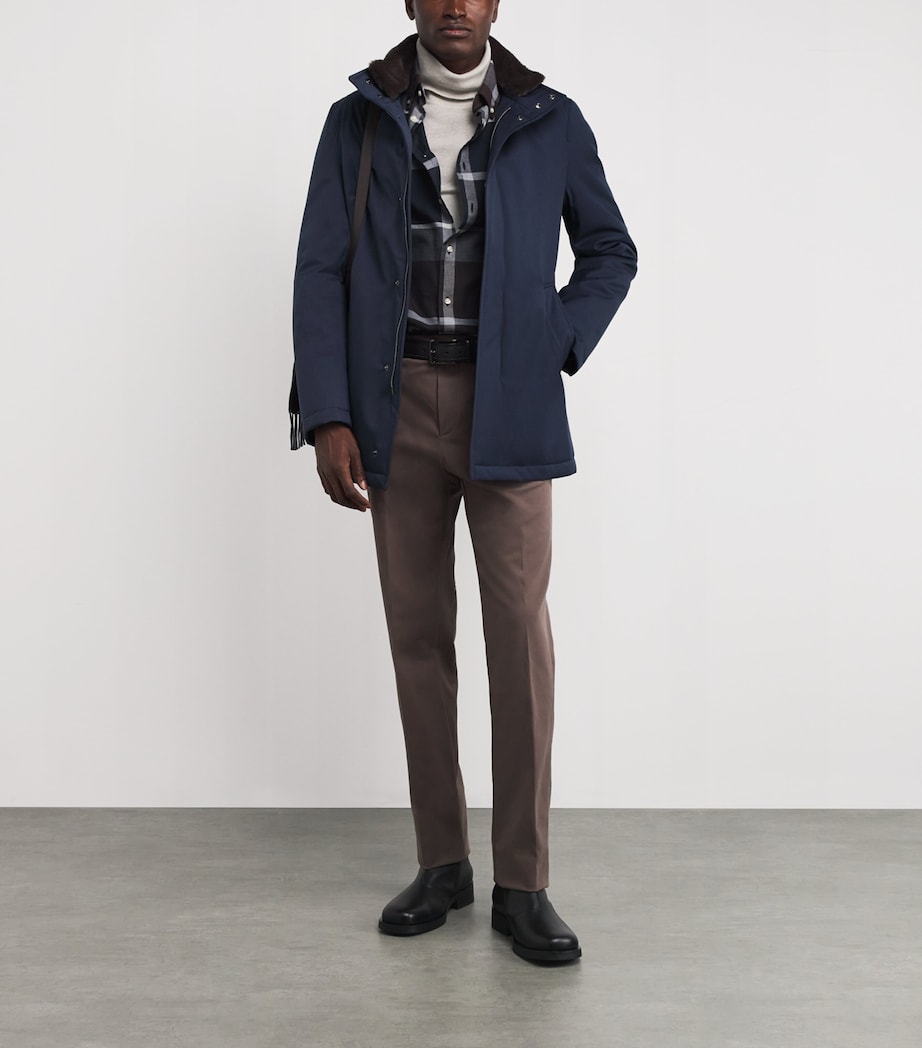 Padded Car Coat 9200 BLUE Image 2