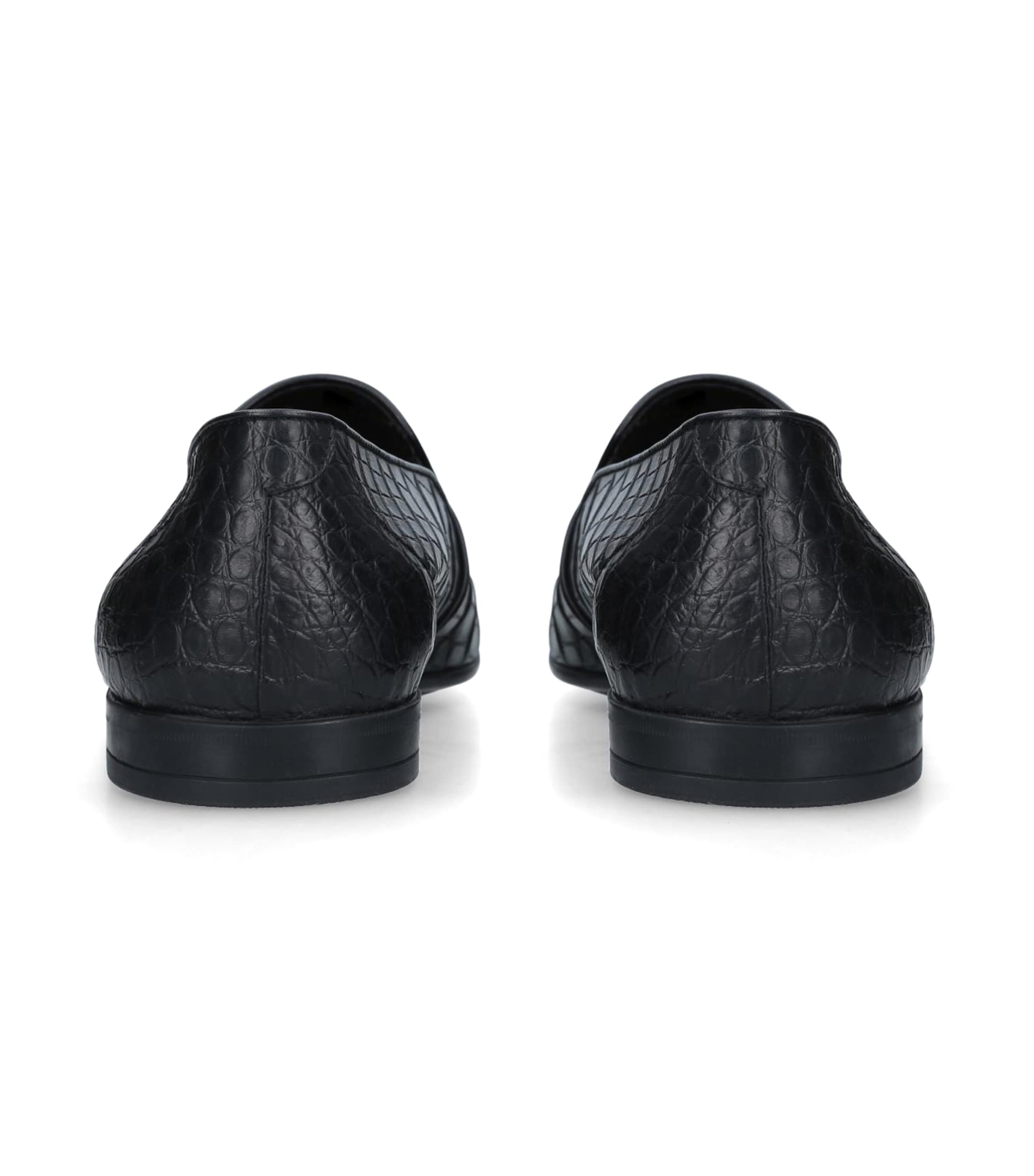 Croc-Embossed Leather Loafers Image 2
