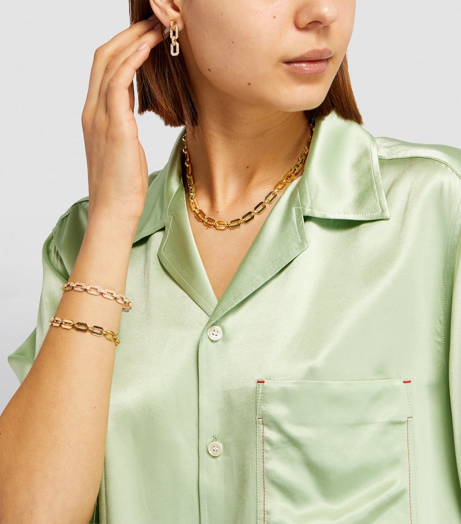 Yellow Gold Geo Necklace YELLOW GOLD Image 3