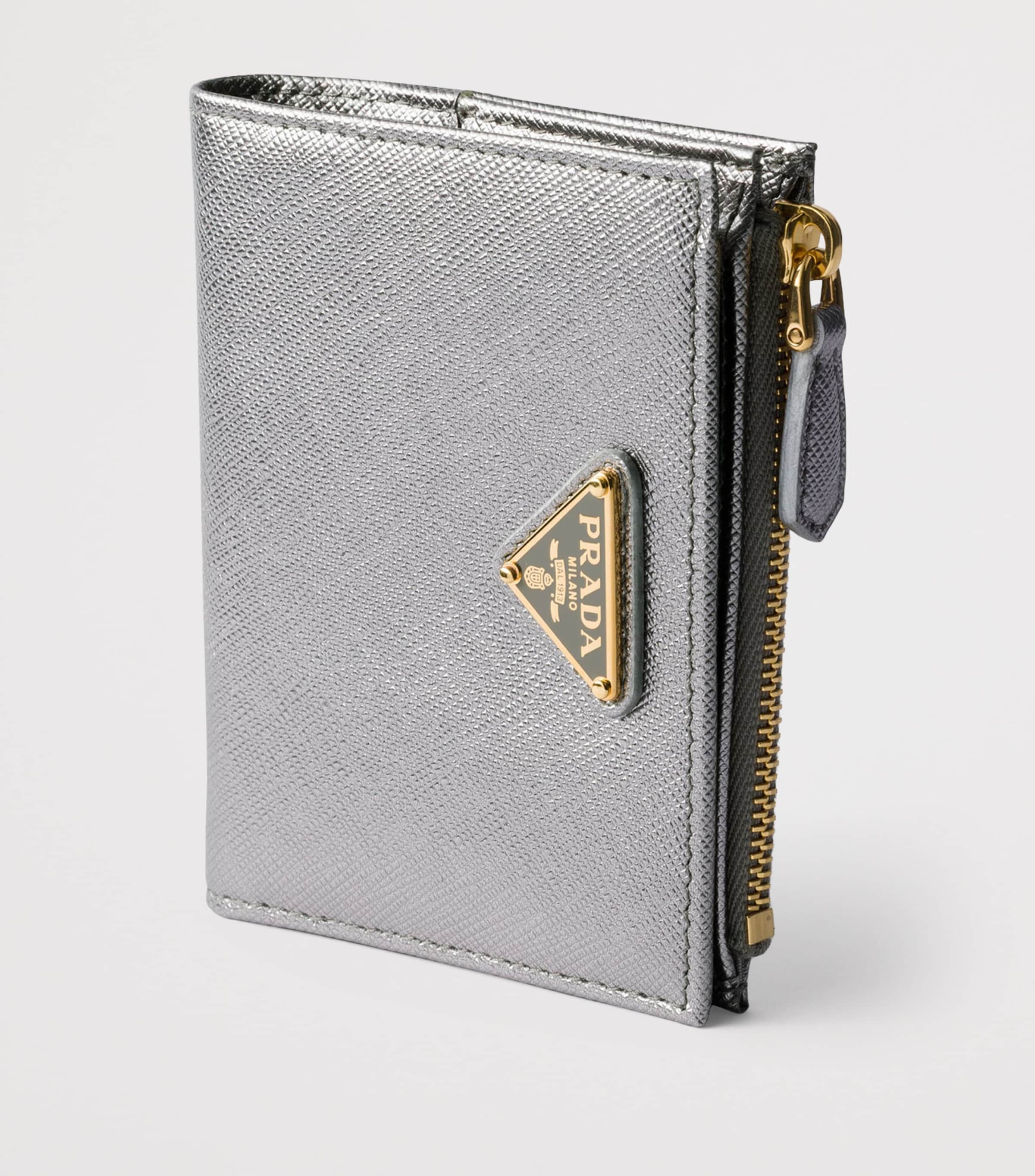 Small Saffiano Leather Wallet F0135 Image 4