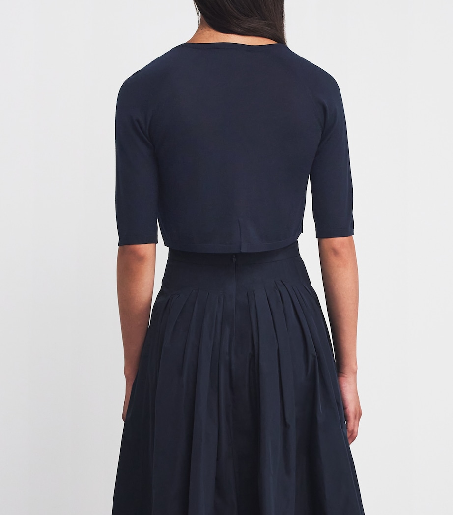 Virgin Wool Cardigan ULTRAMARINE Image 4