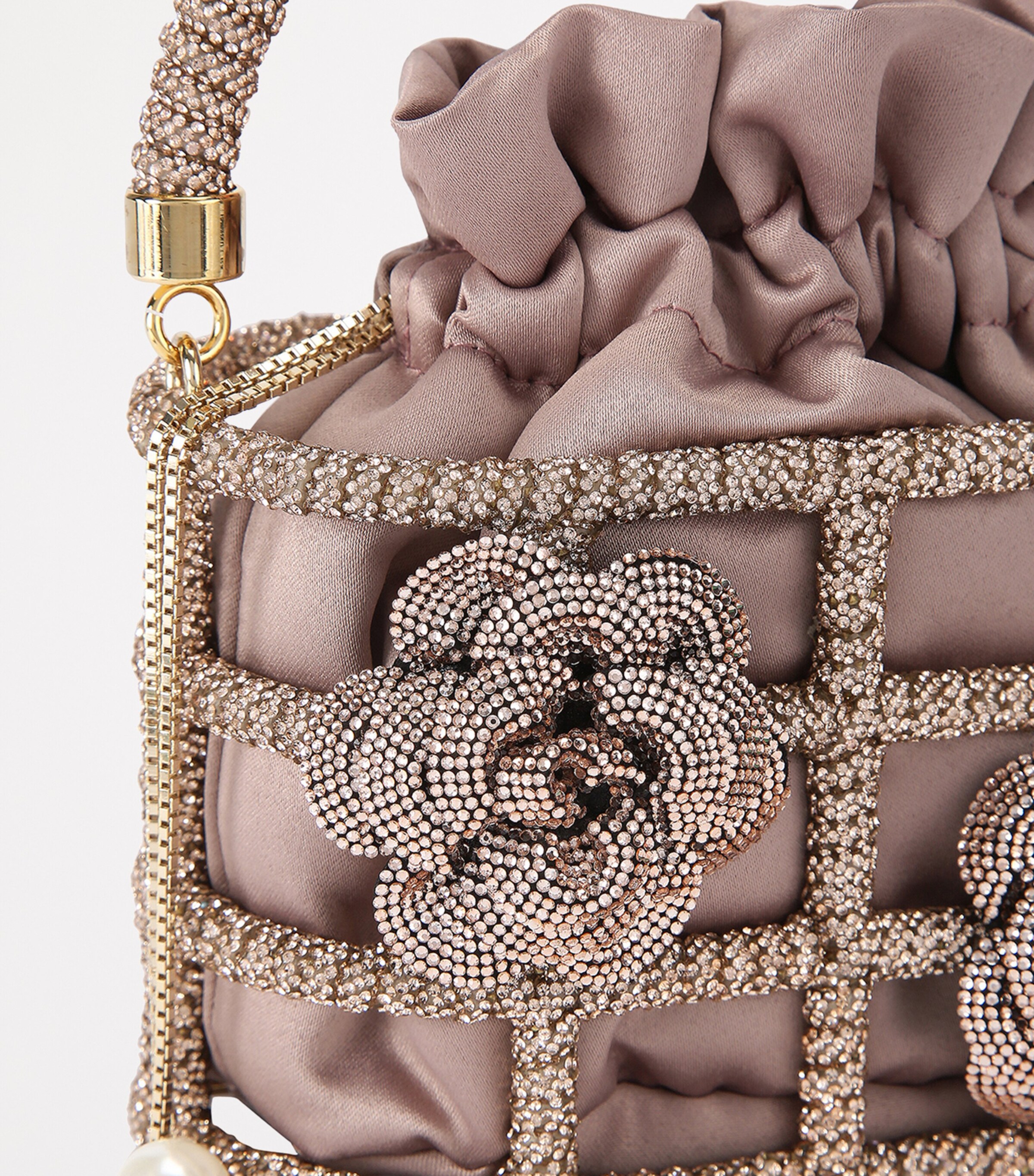 Mini Holli Ninfa Top-Handle Bag PINK Image 3