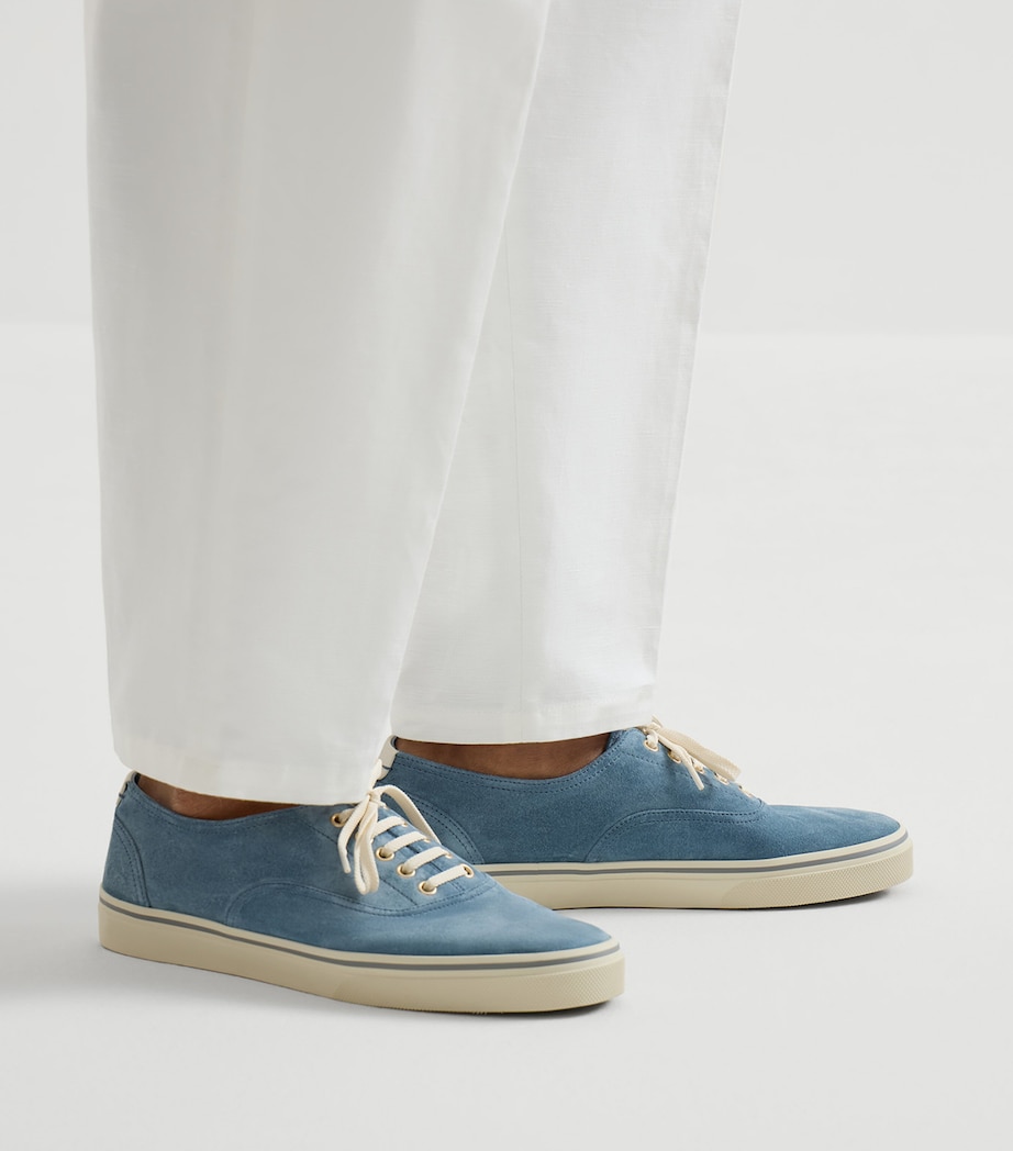 Brunello Cucinelli Suede Lace-Up Sneakers Image 3