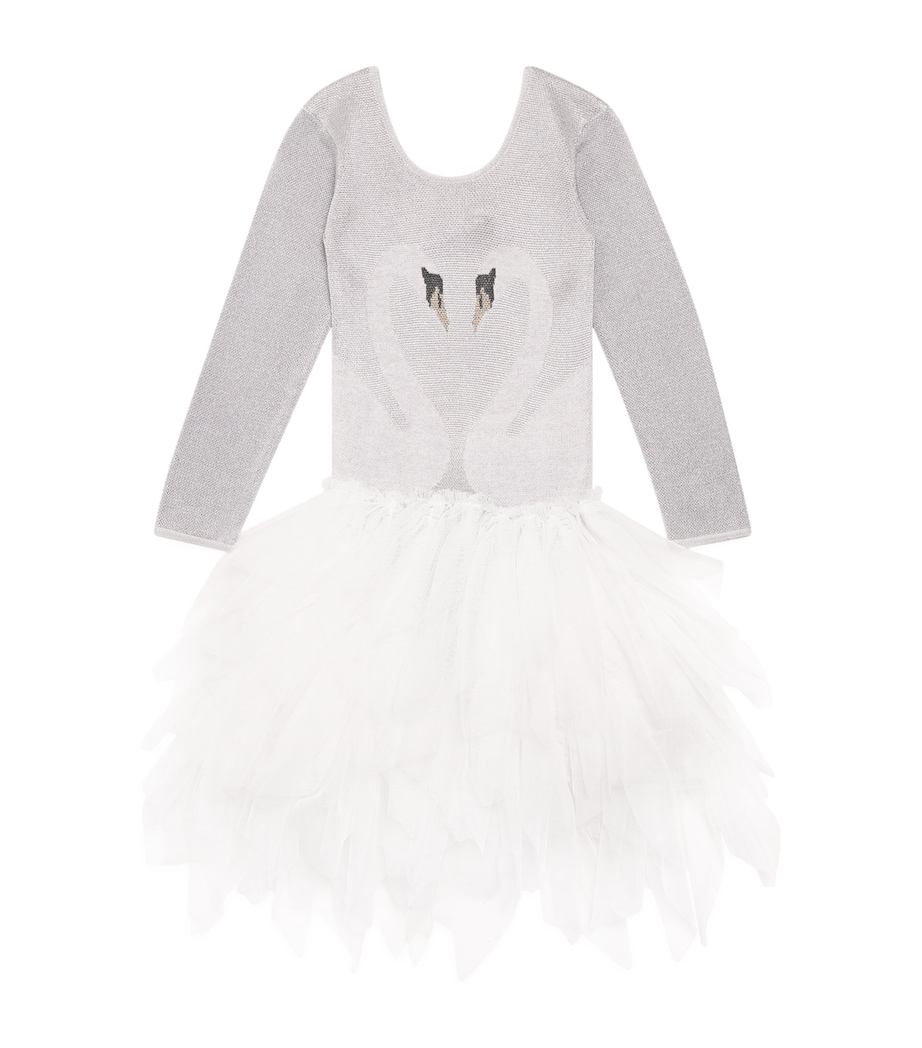 Tulle-Skirt Swan Dress (3-14+ Years) 925SILVER Image 1