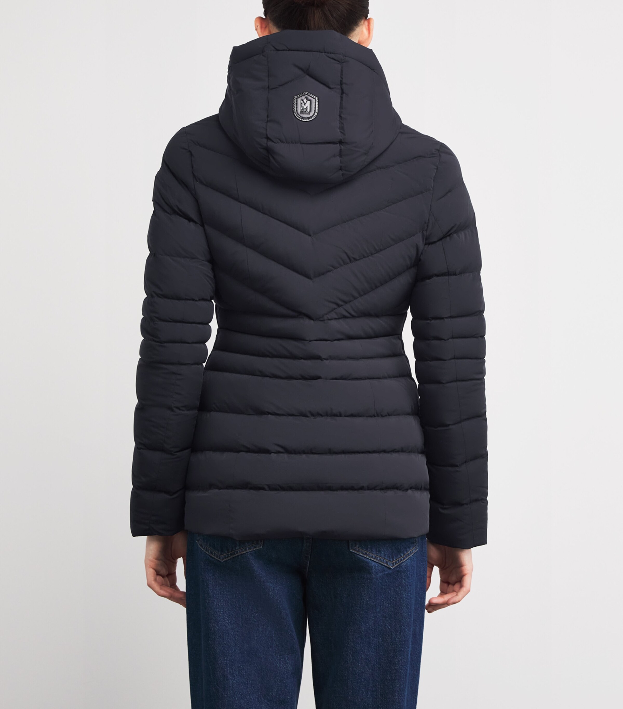 Down-Padded Patsy-NFR Quilted Jacket BLACK Image 4