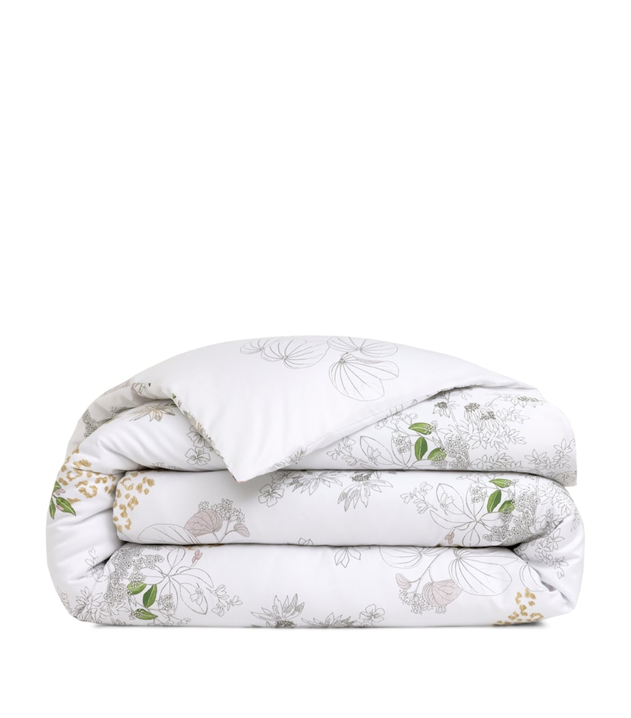 Yves Delorme Floral Orchidee Double Duvet Cover (200cm x 200cm) Multicoloured Image 1