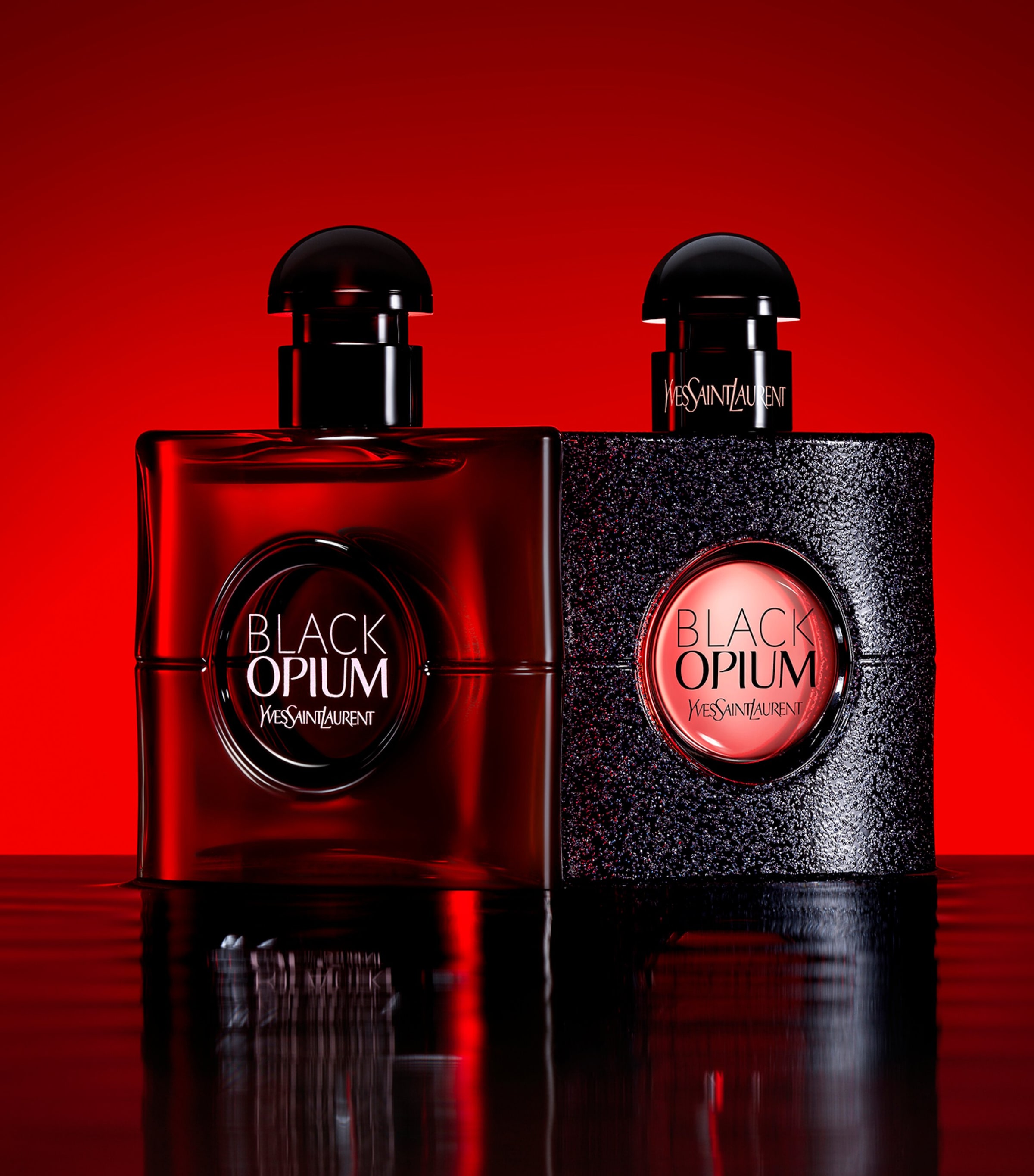 YSL Black Opium Eau de Parfum Over Red (90ml) | Harrods US