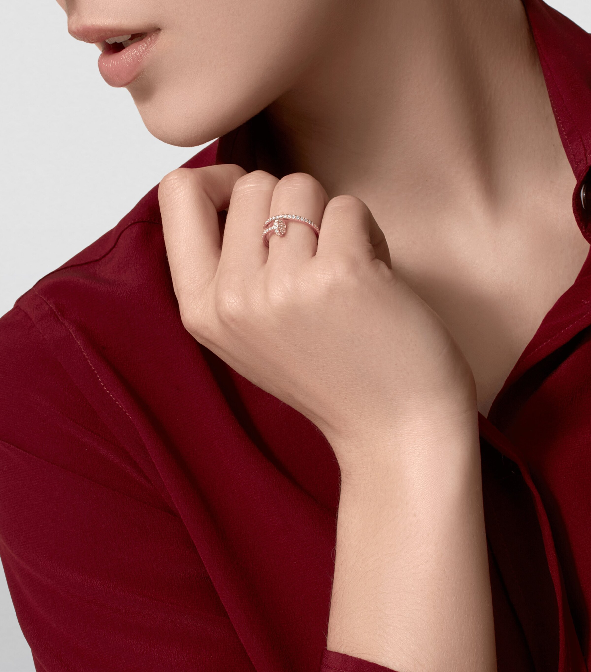 Rose Gold and Diamond Juste un Clou Ring ROSE GOLD Image 6