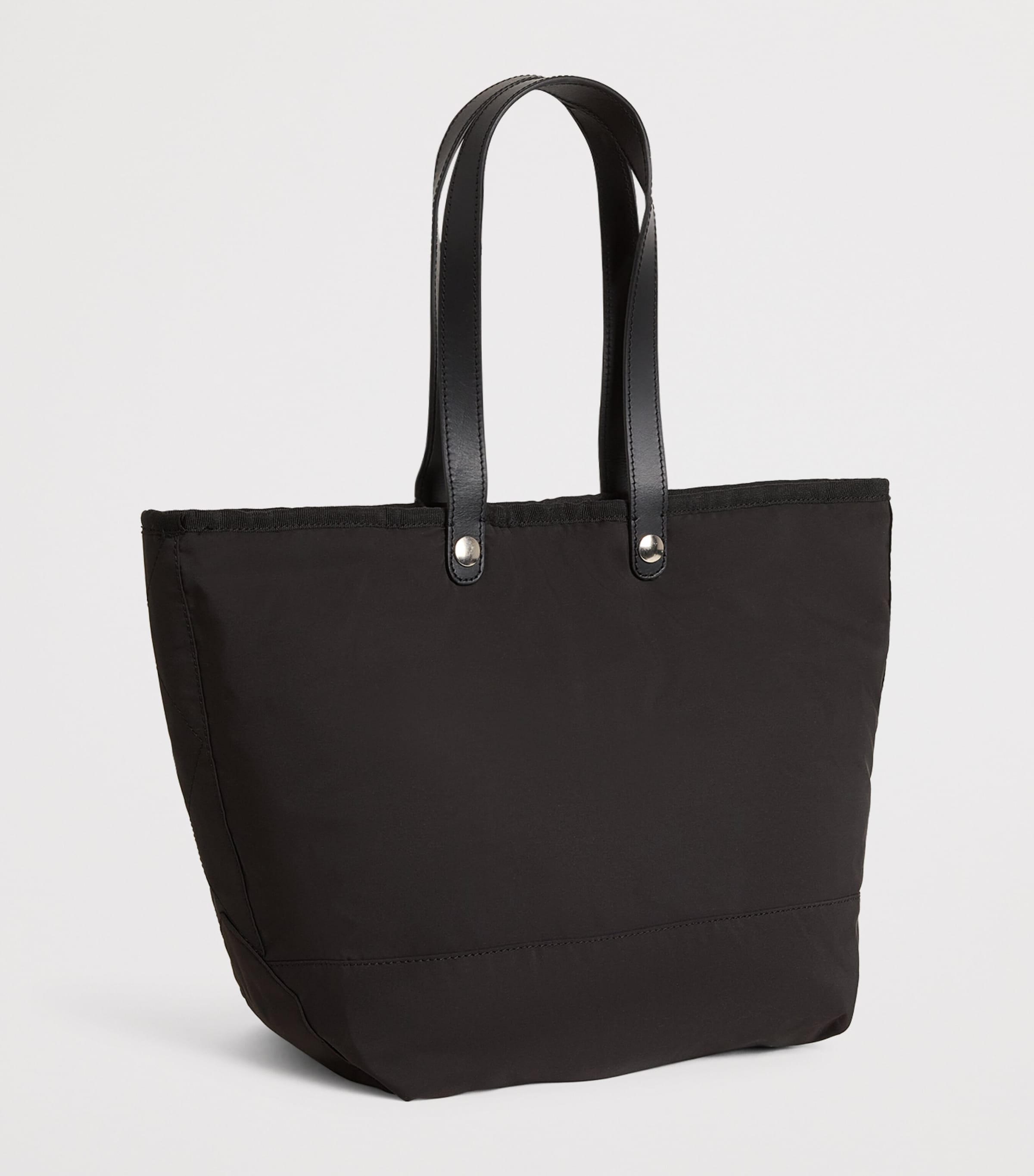 Small Utility Shopper Bag N403 BLK/SLV HRDWR Image 3